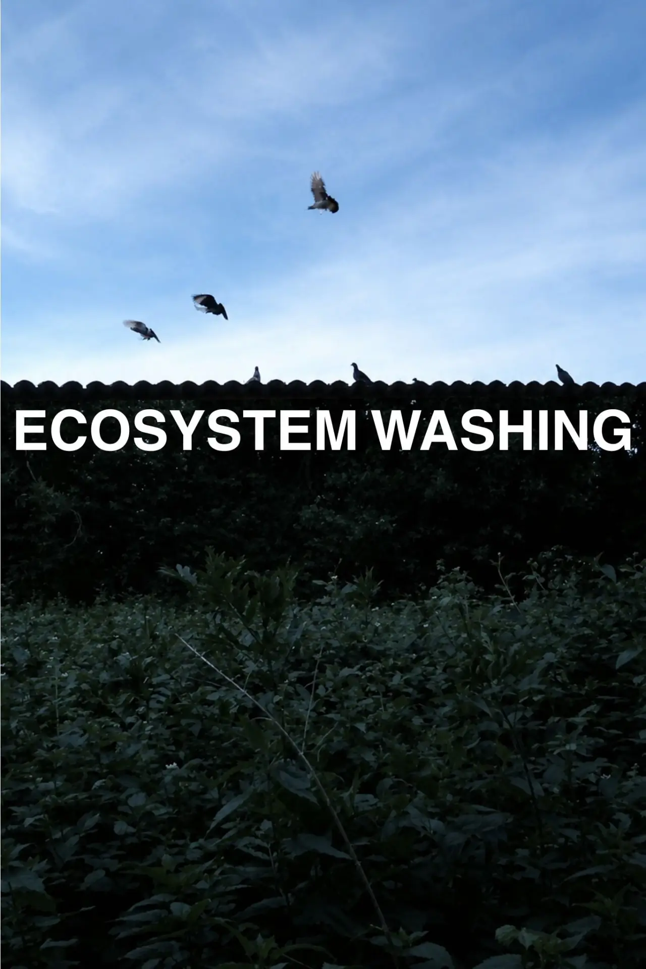 Plakat filmowy "Ecosystem washing"