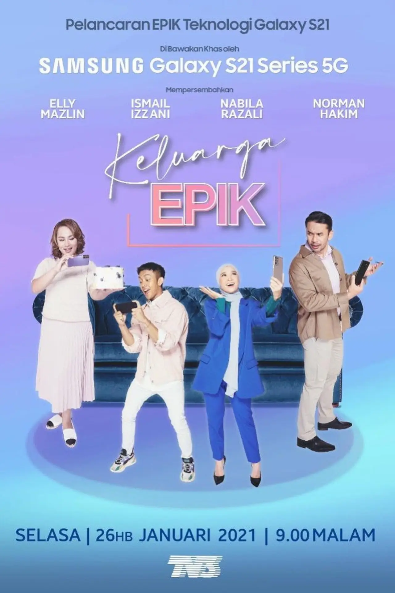 Plakat filmowy "Keluarga Epik"