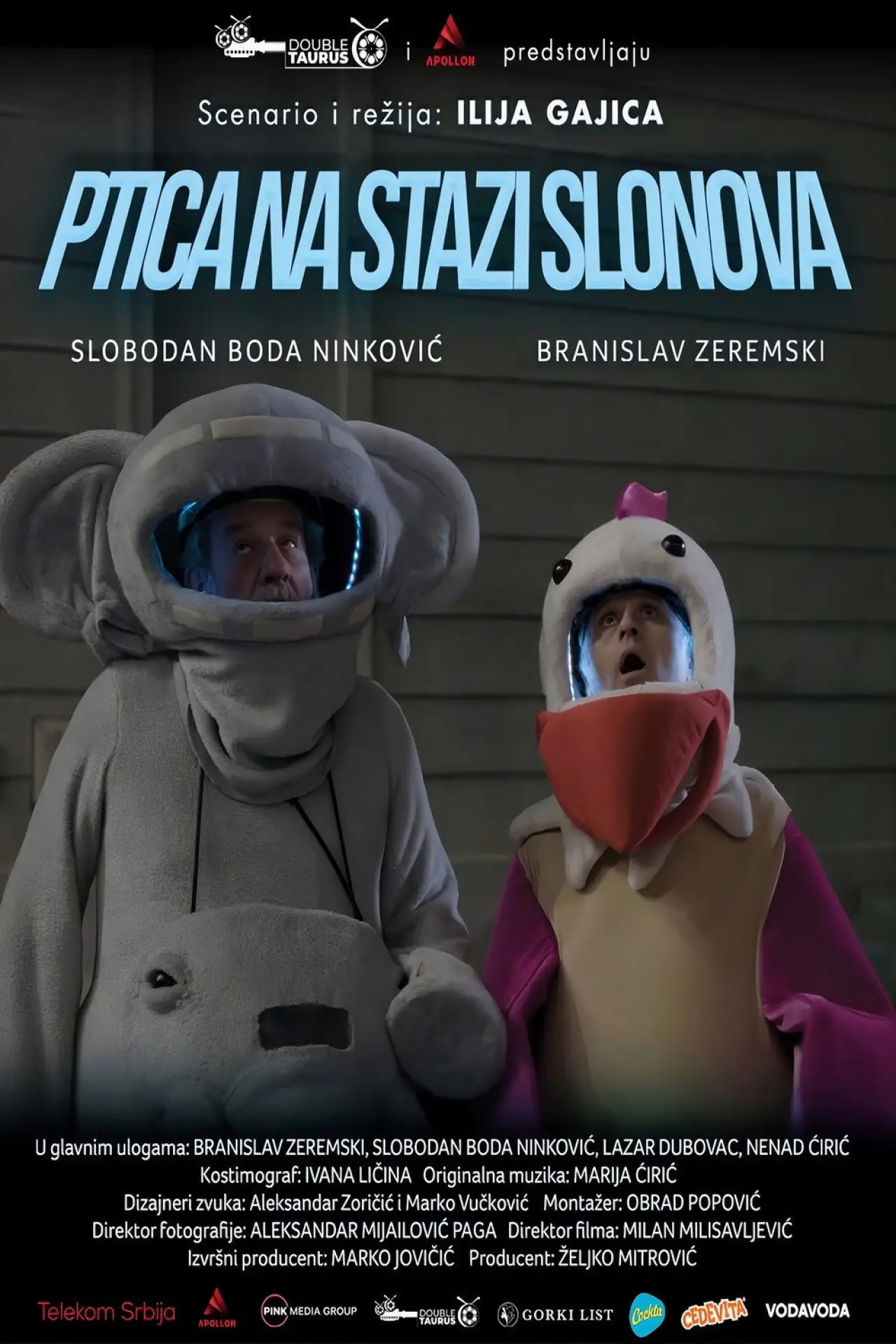 Plakat filmowy "Ptica na stazi slonova"