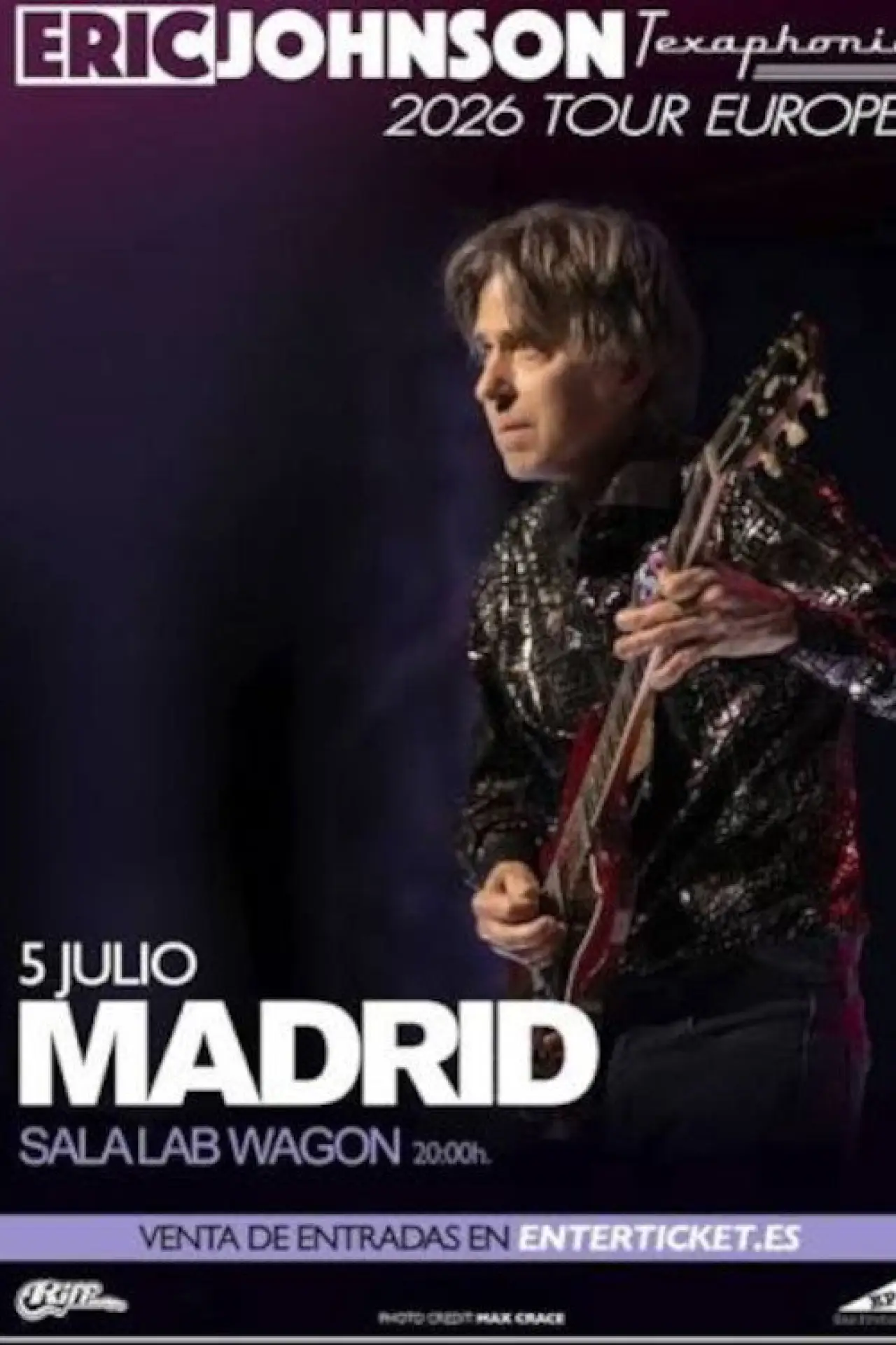 Plakat filmowy "Eric Johnson Live Madrid"