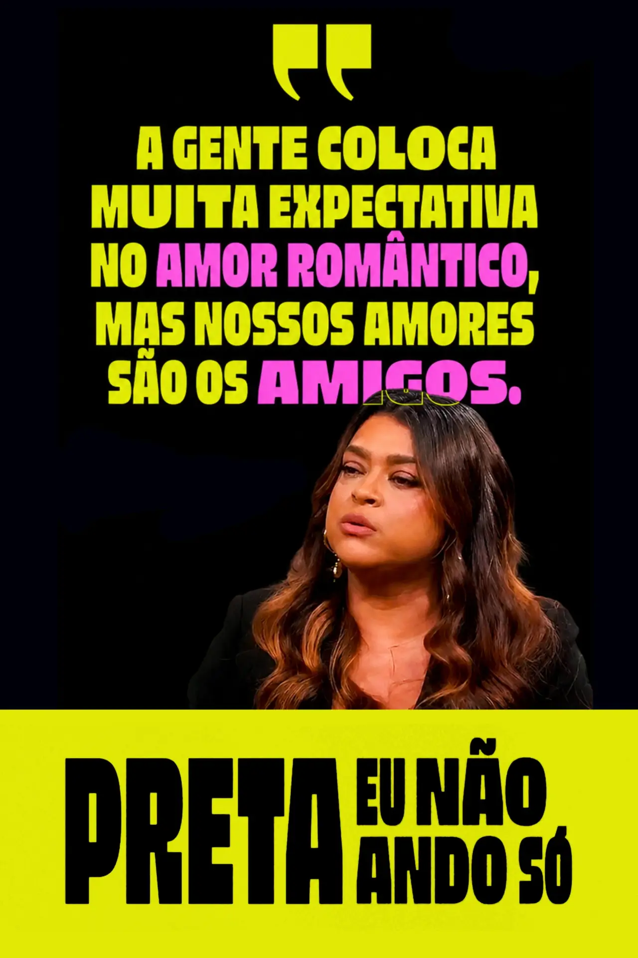 Plakat filmowy "Preta - Eu Não Ando Só"