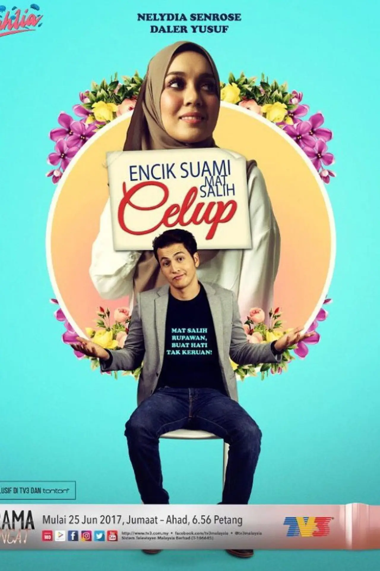 Plakat filmowy "Encik Suami Mat Salih Celup"