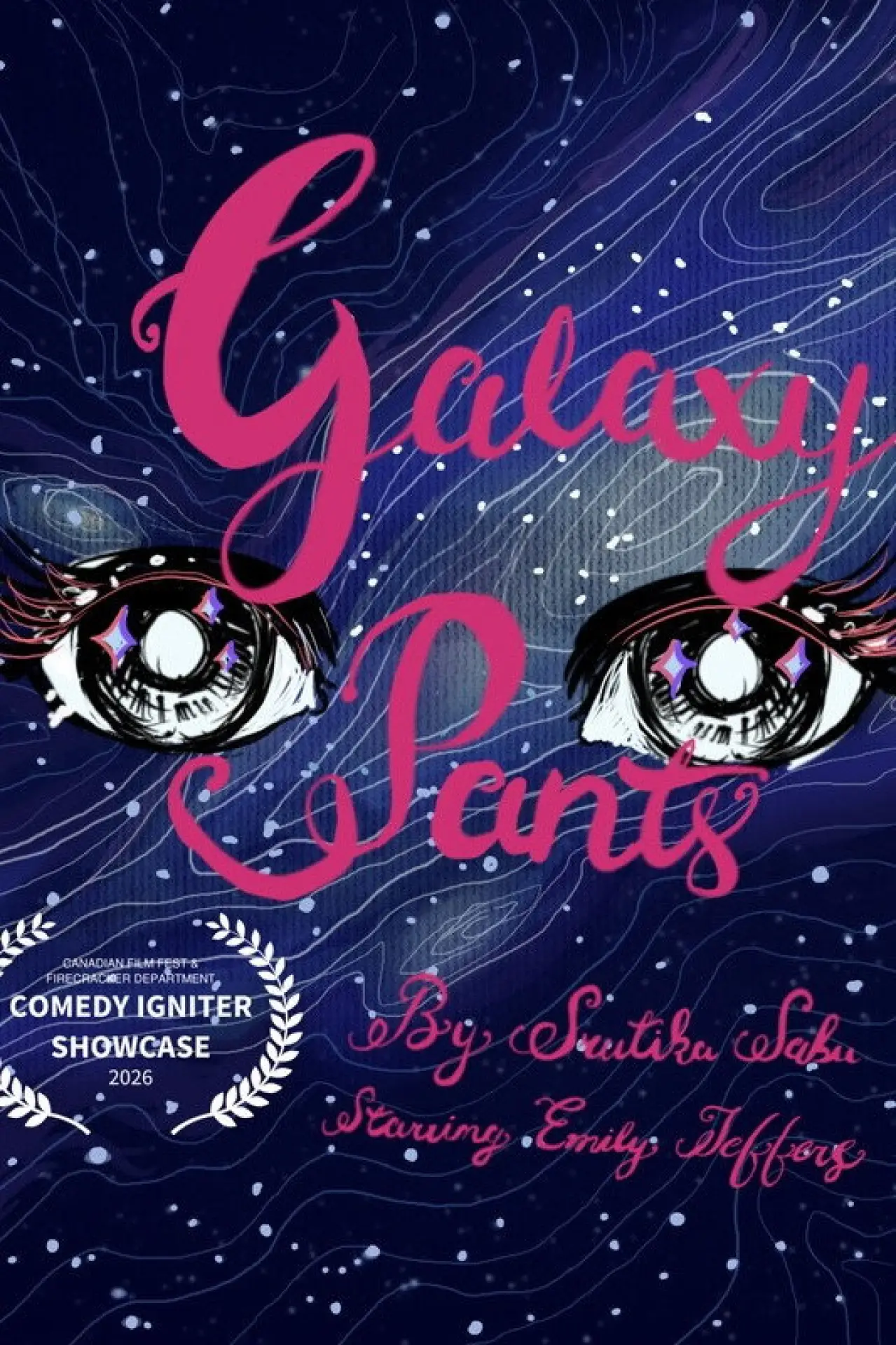 Plakat filmowy "Galaxy Pants"