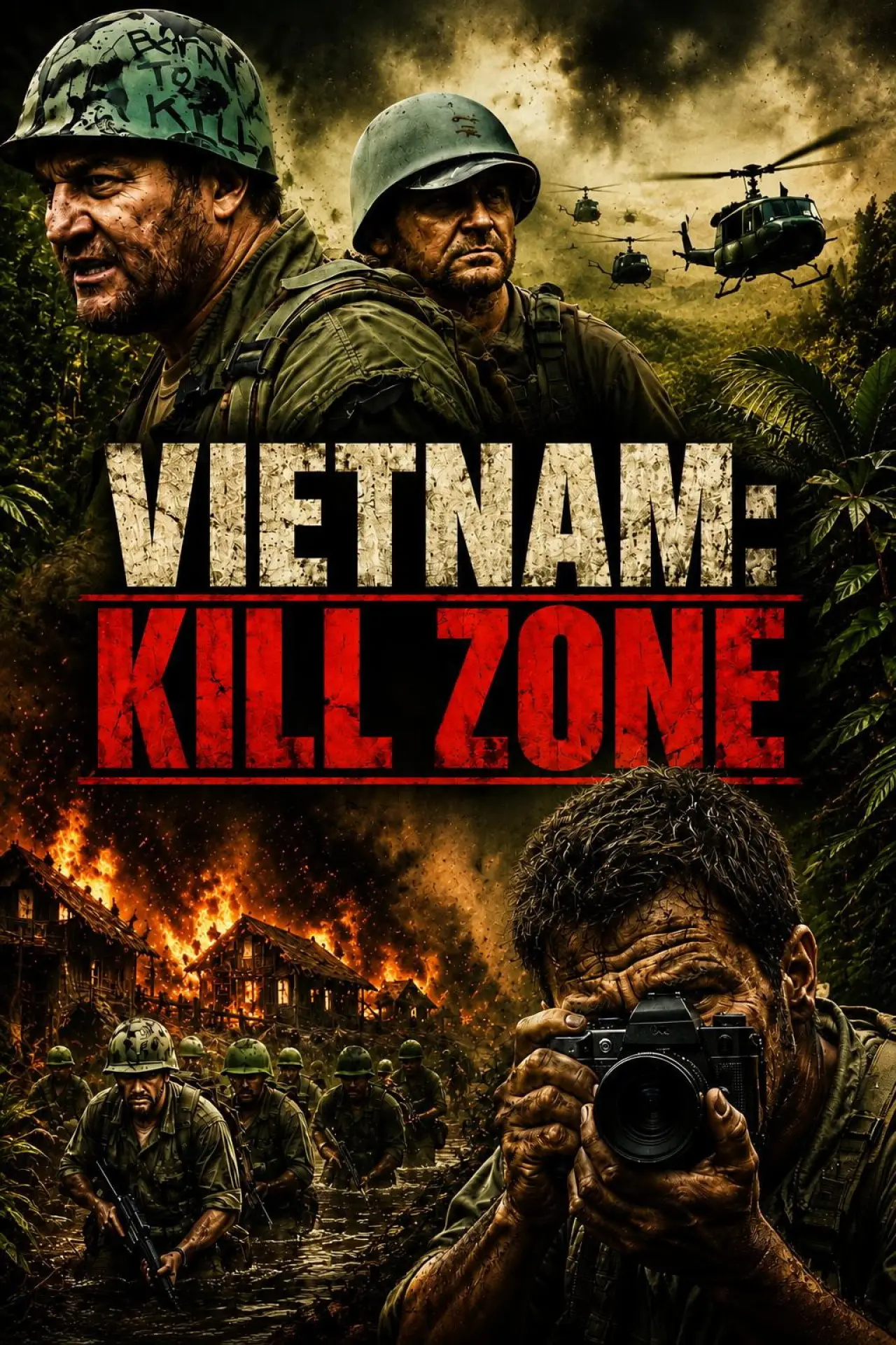 Plakat filmowy "Vietnam: Kill Zone"