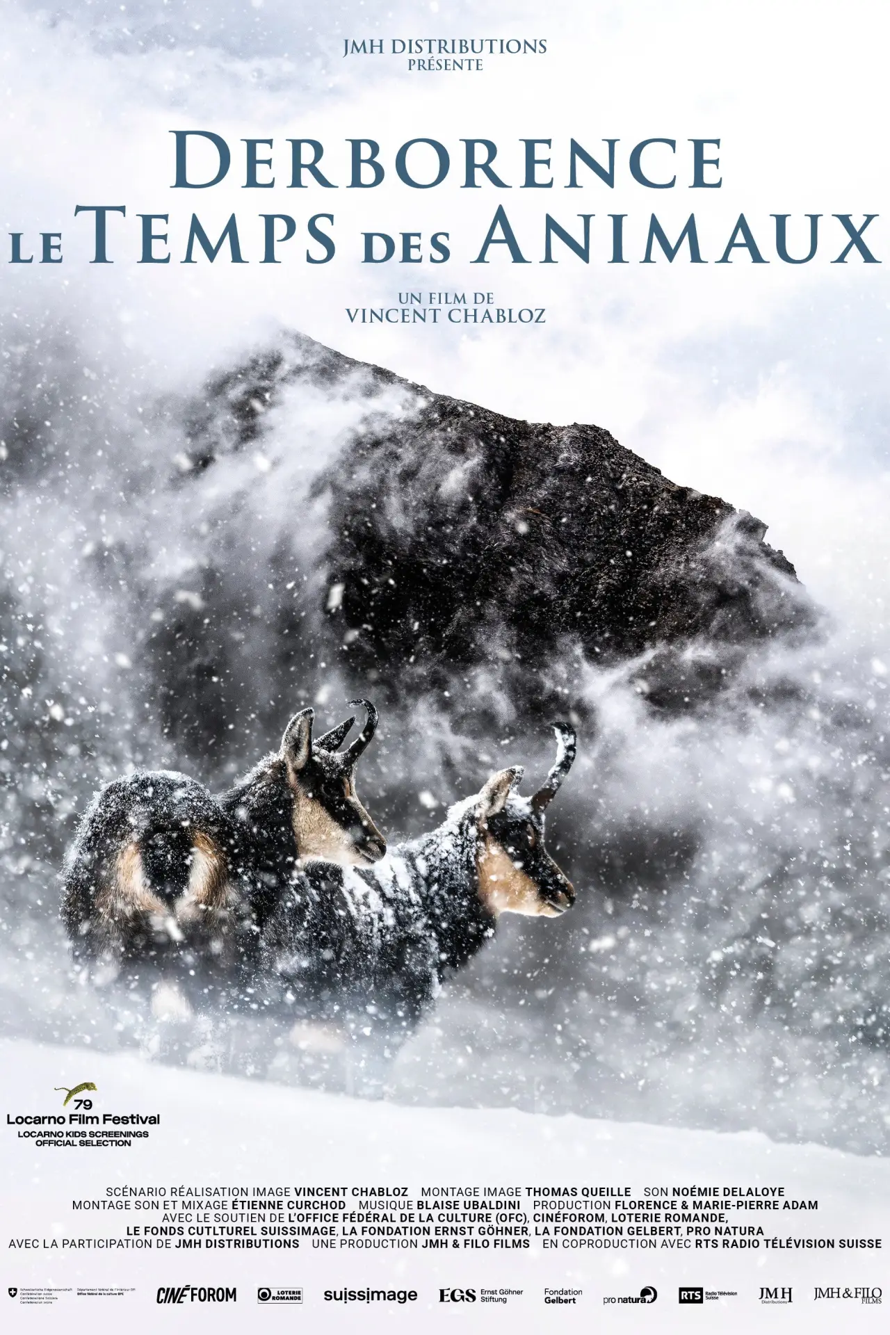 Plakat filmowy "Derborence Le Temps des Animaux"