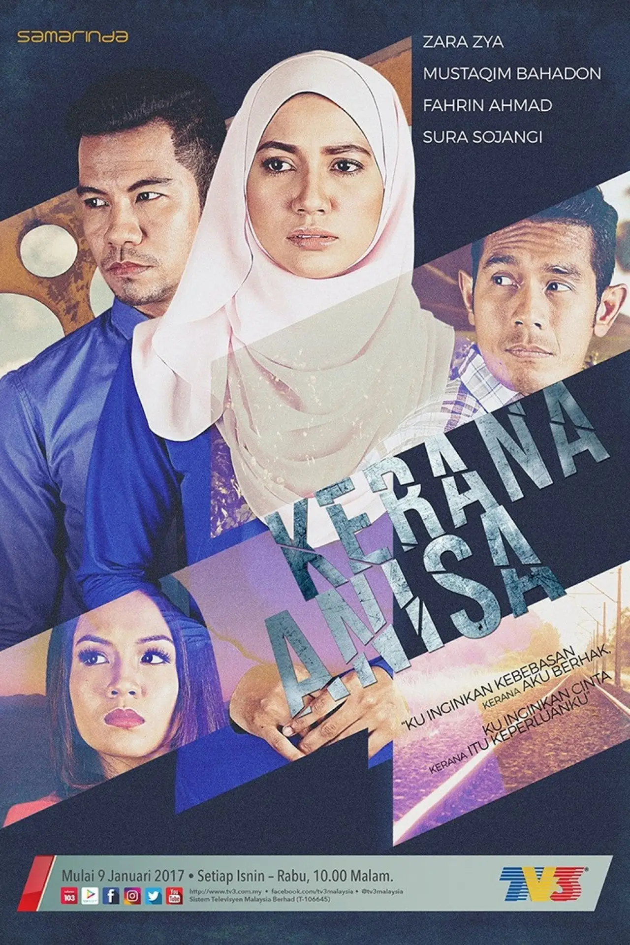 Plakat filmowy "Kerana Anisa"