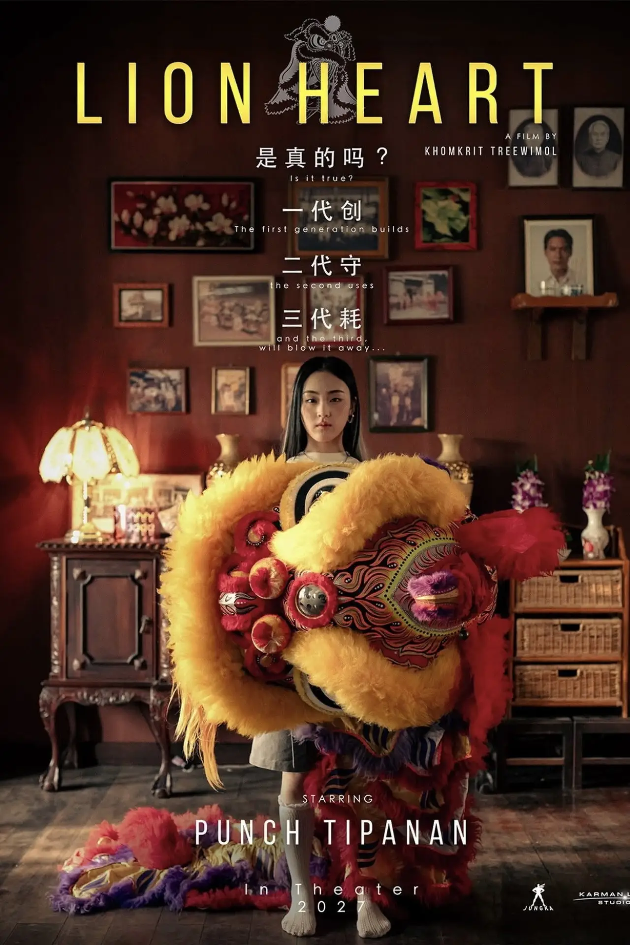 Plakat filmowy "Lion Heart"