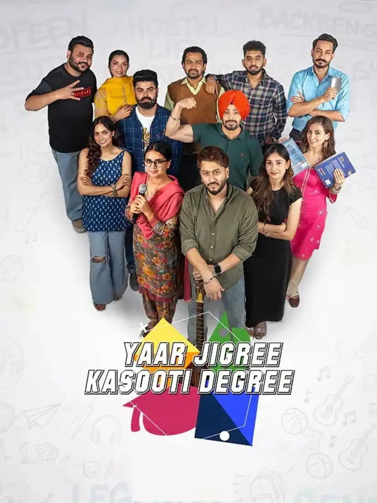 Plakat filmowy "Yaar Jigree Kasooti Degree"