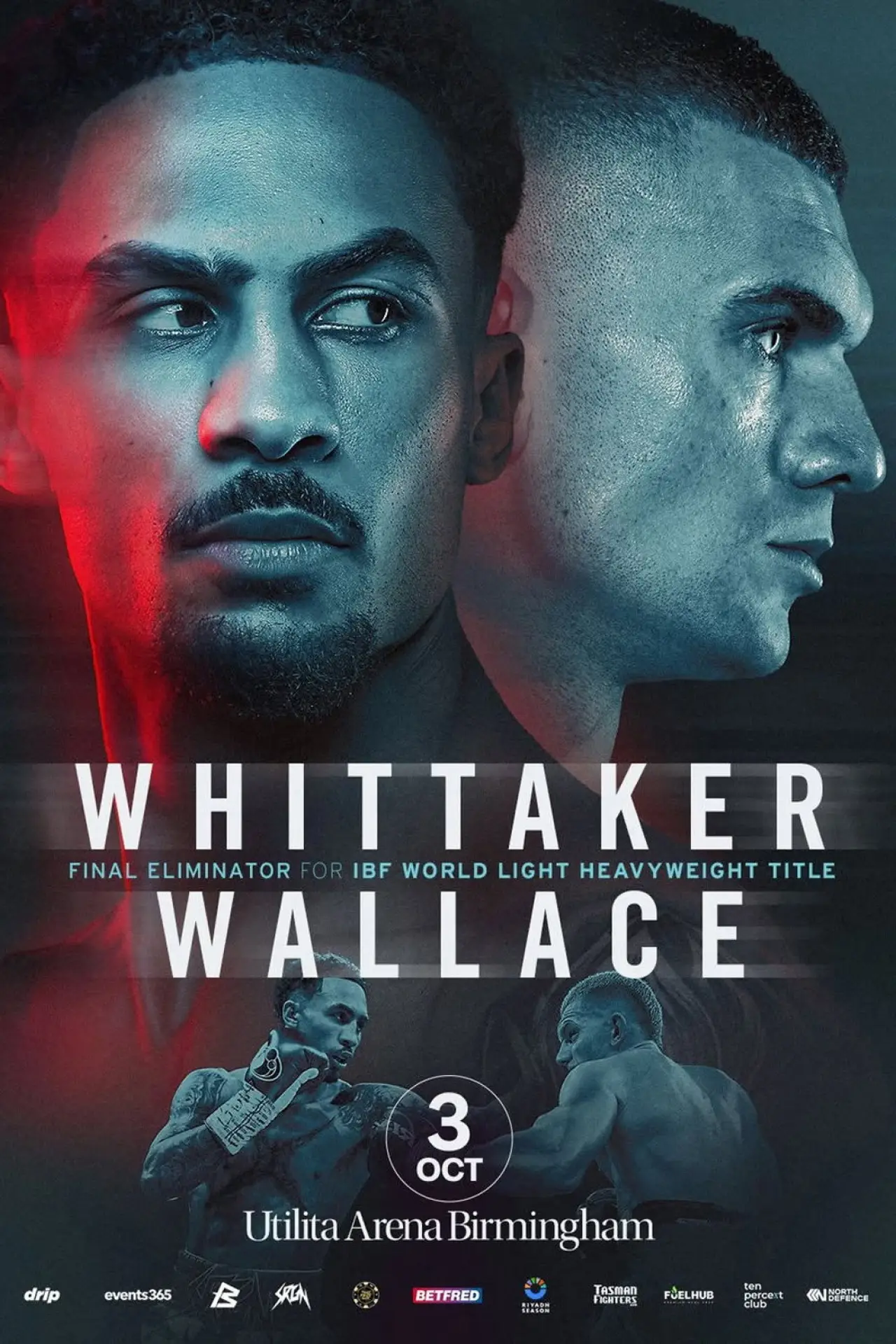 Plakat filmowy "Ben Whittaker vs. Conor Wallace"