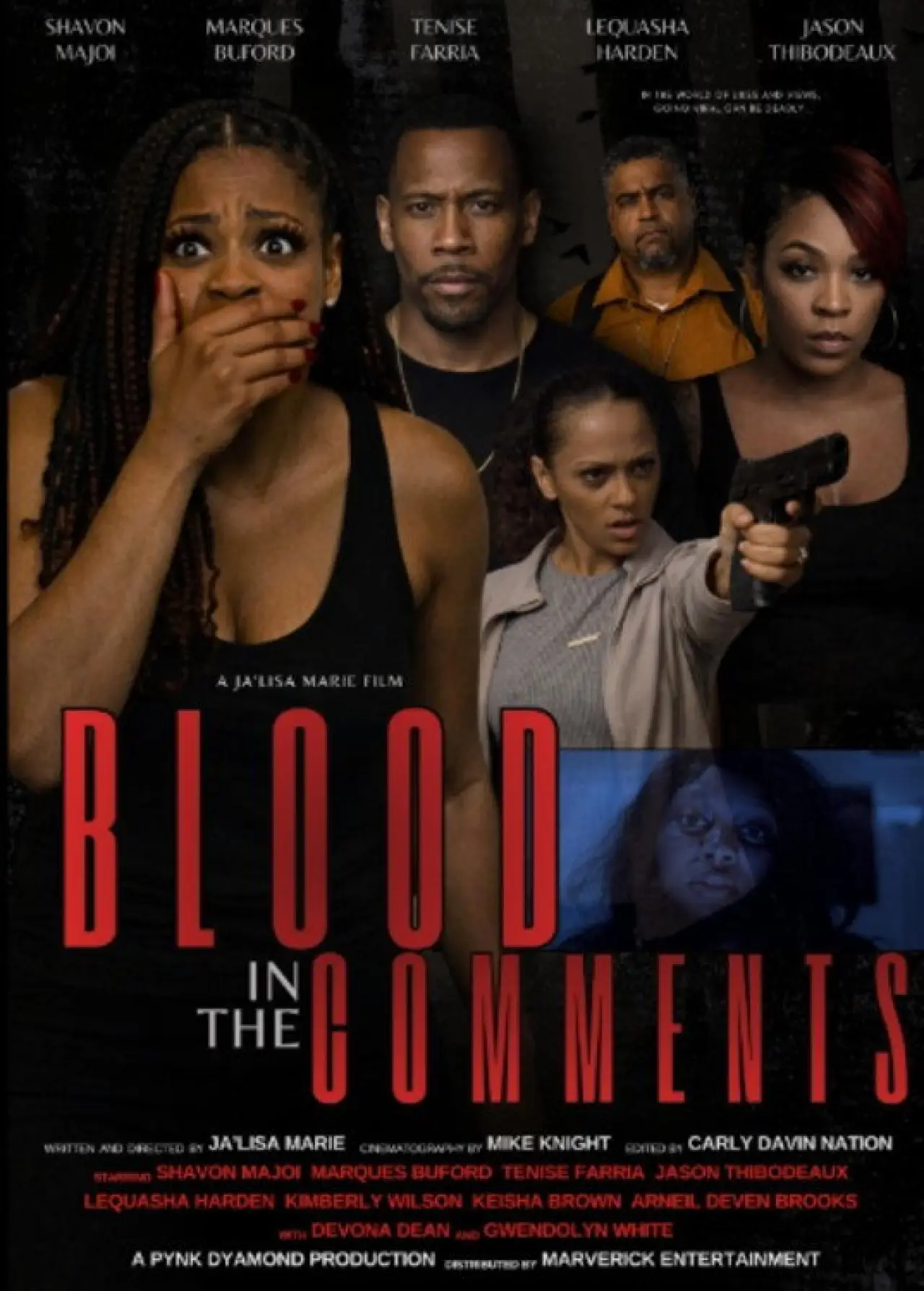 Plakat filmowy "Blood in the Comments"