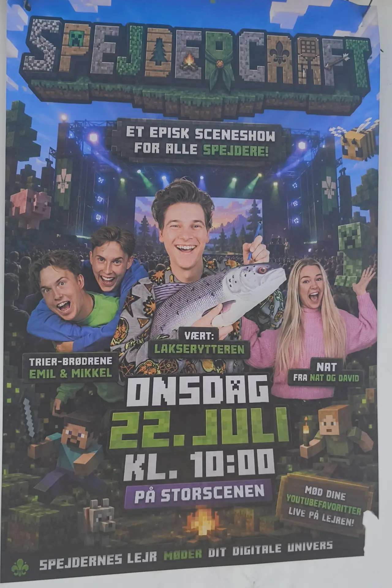 Plakat filmowy "Spejdercraft"