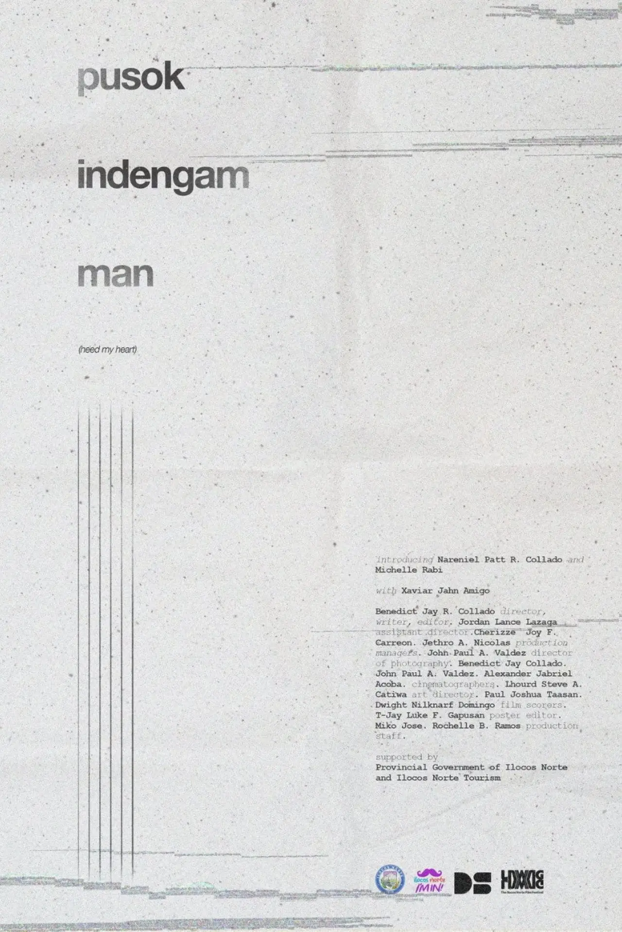 Plakat filmowy "pusok indengam man"