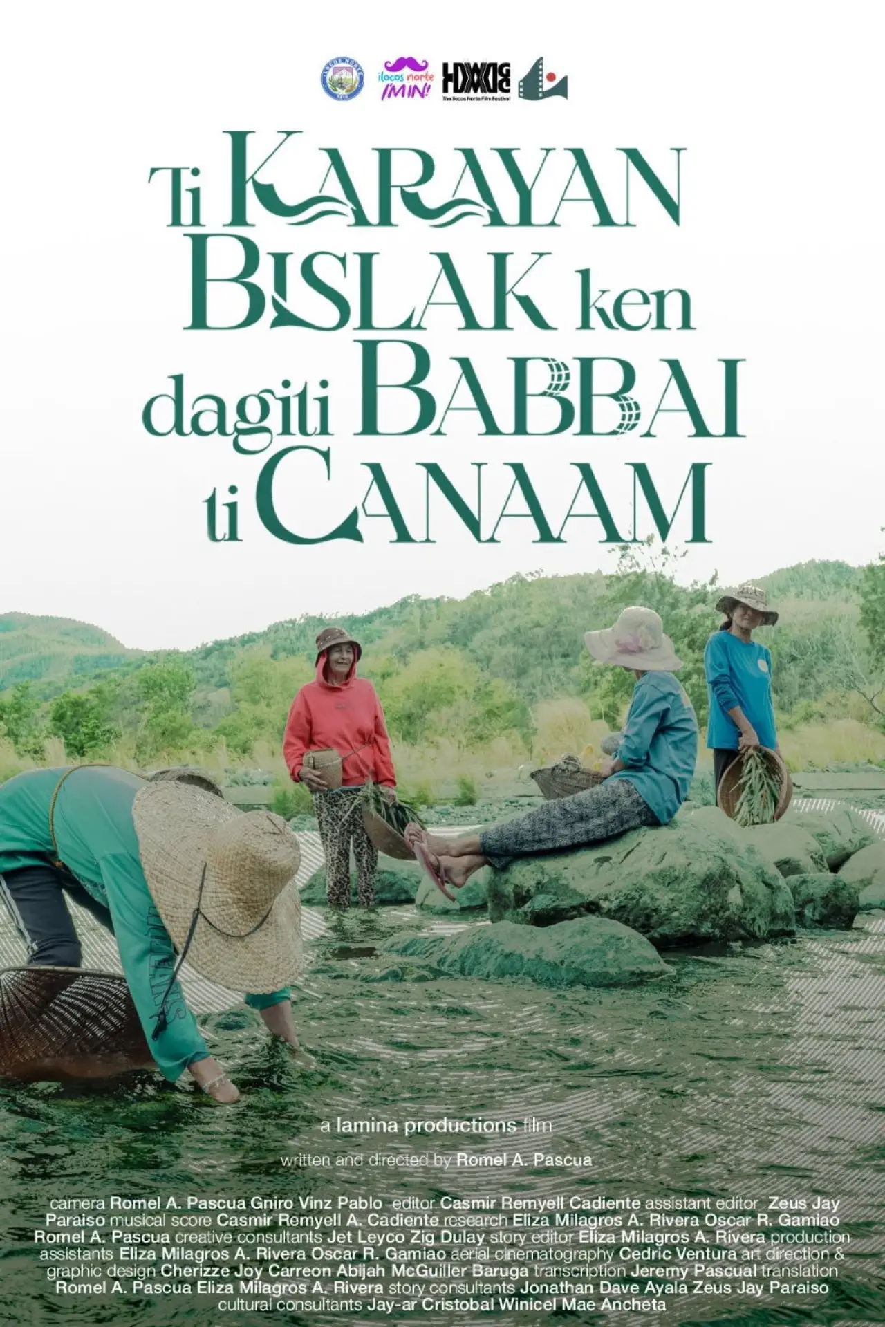 Plakat filmowy "Ti Karayan Bislak ken dagiti Babbai ti Canaam"