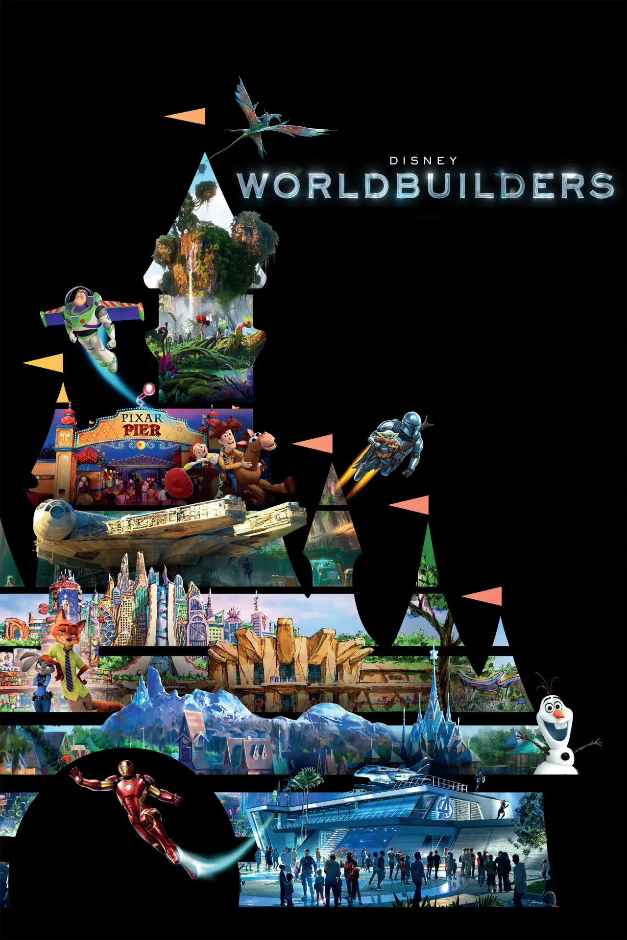 Plakat filmowy "Disney Worldbuilders"