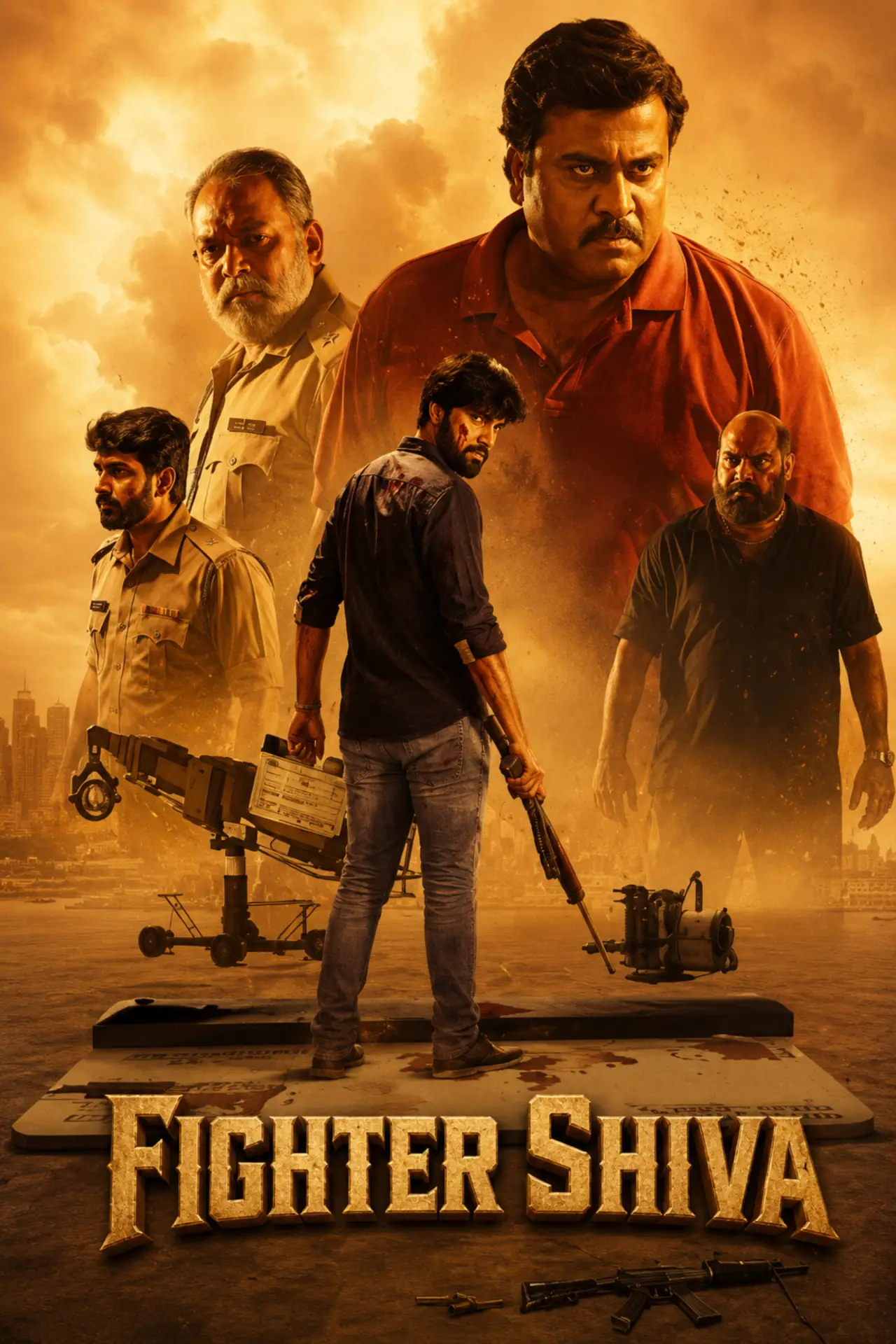 Plakat filmowy "Fighter Shiva"