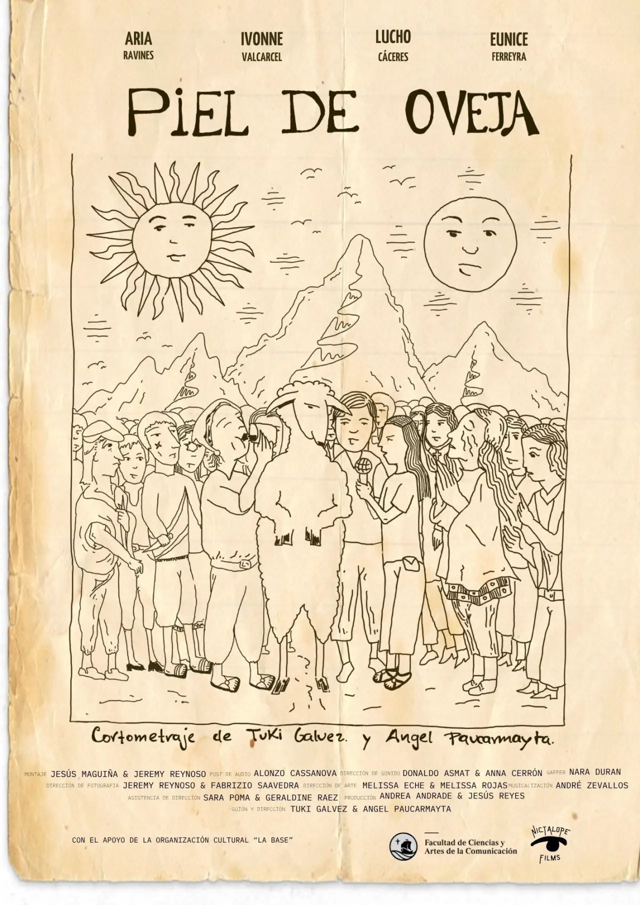 Plakat filmowy "Piel de oveja"