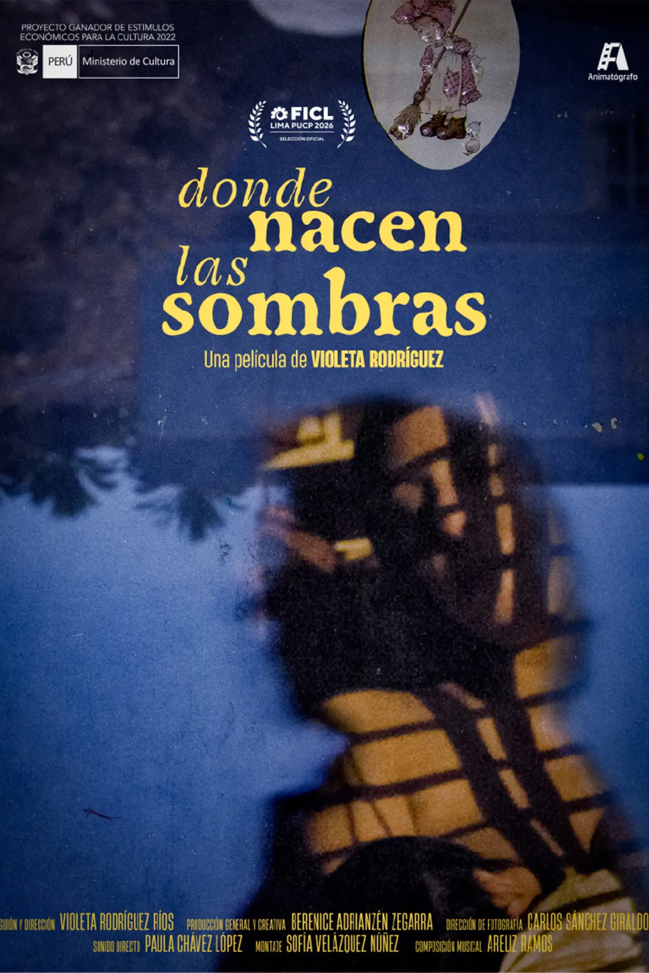 Plakat filmowy "Donde nacen las sombras"