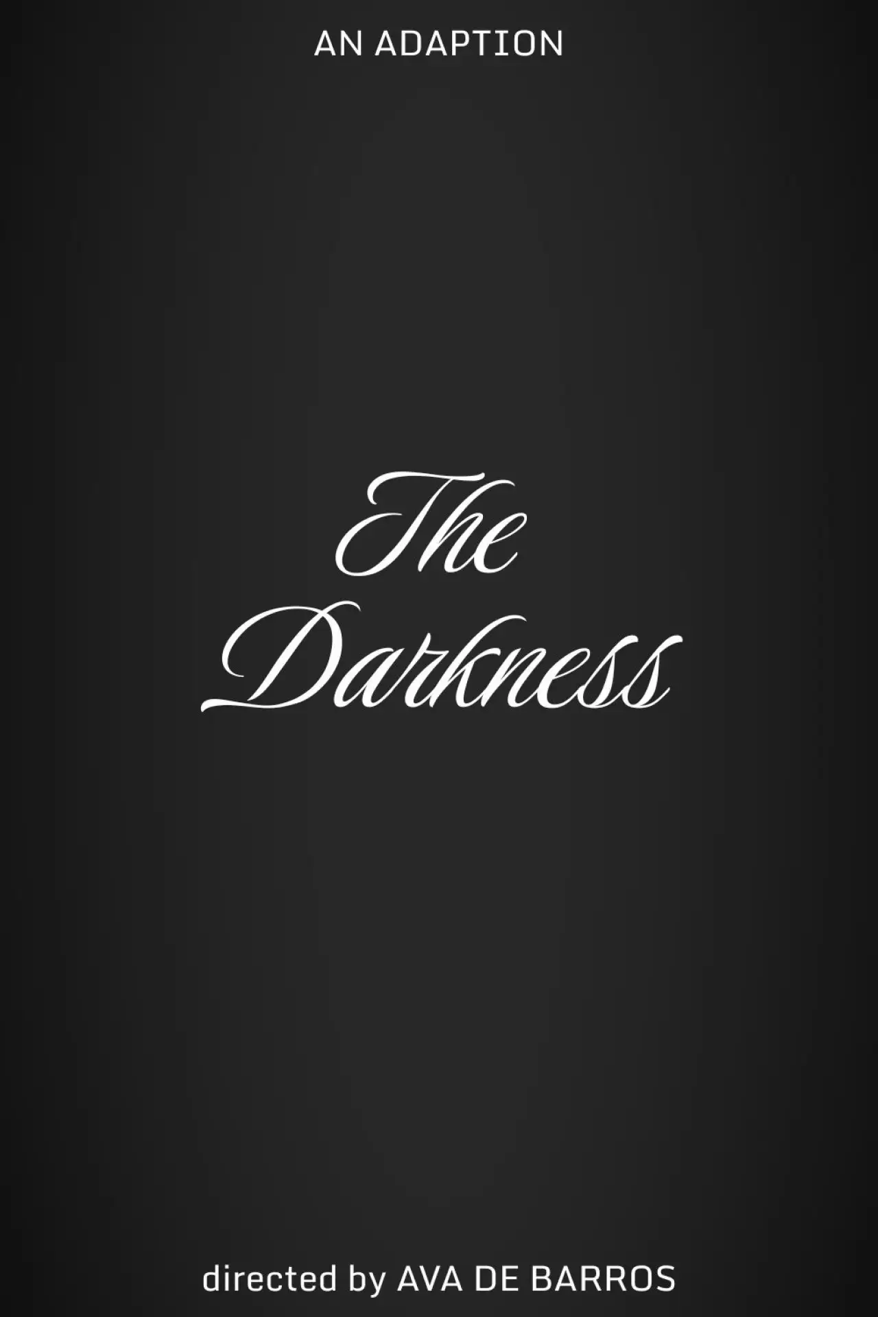 Plakat filmowy "The Darkness"