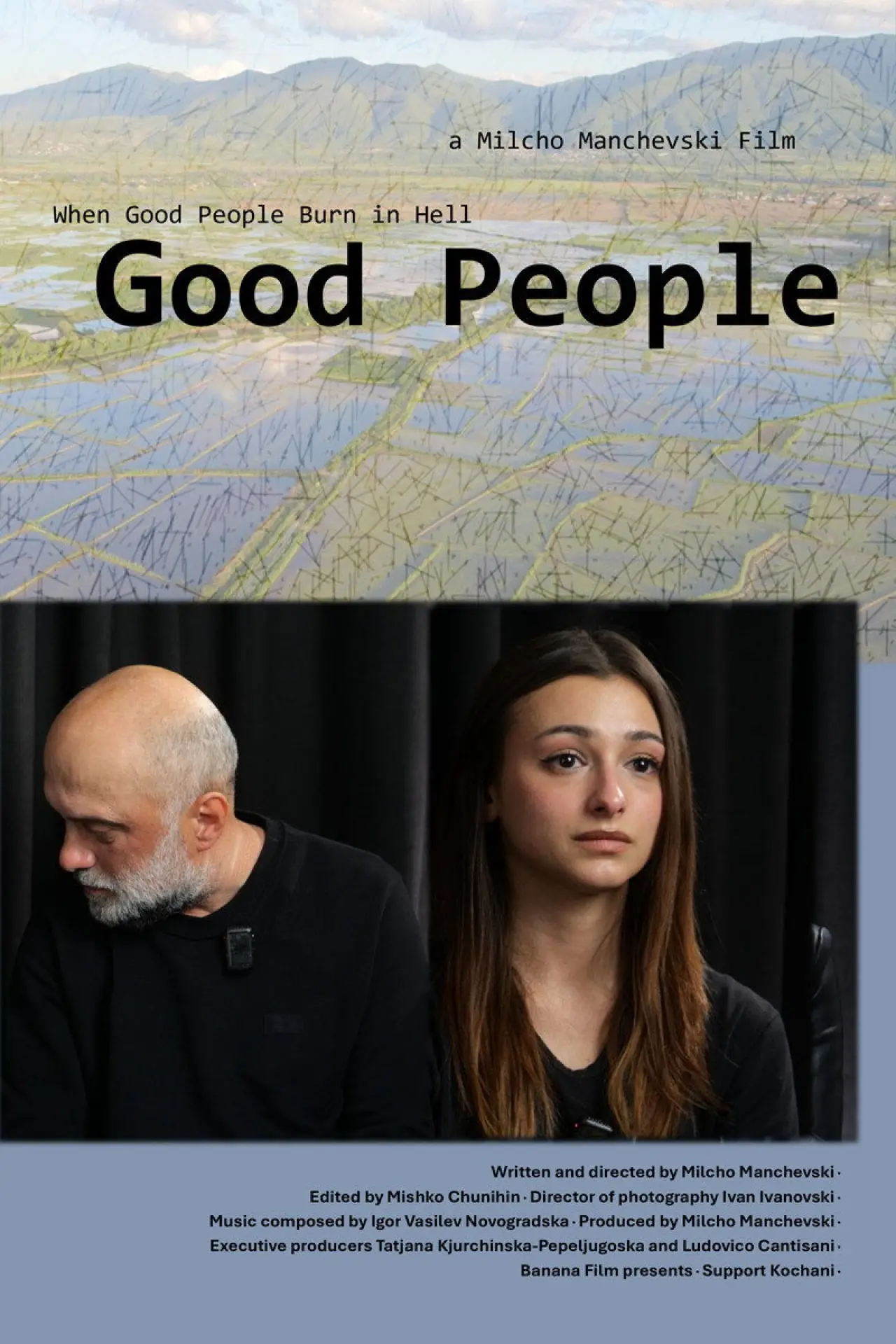 Plakat filmowy "Добри луѓе"