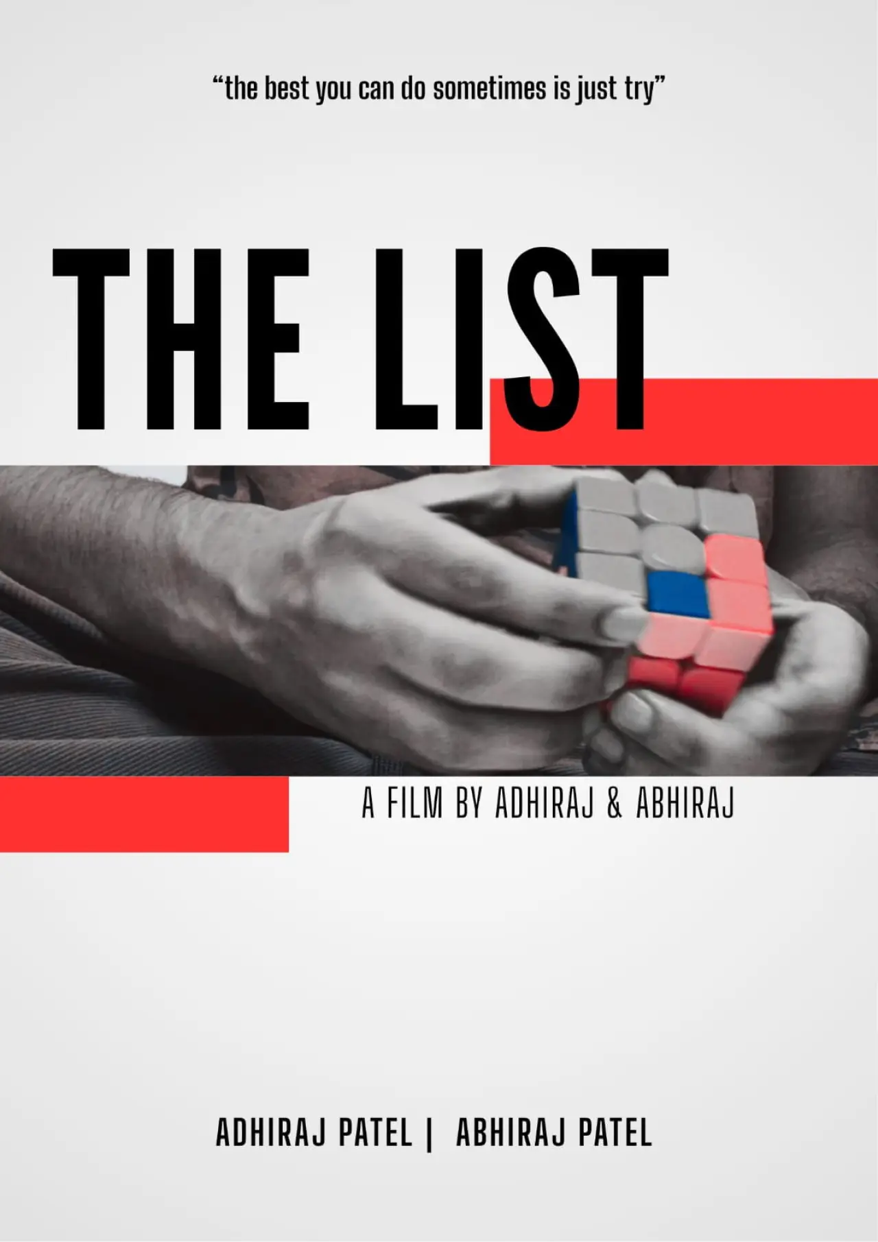 Plakat filmowy "The List."