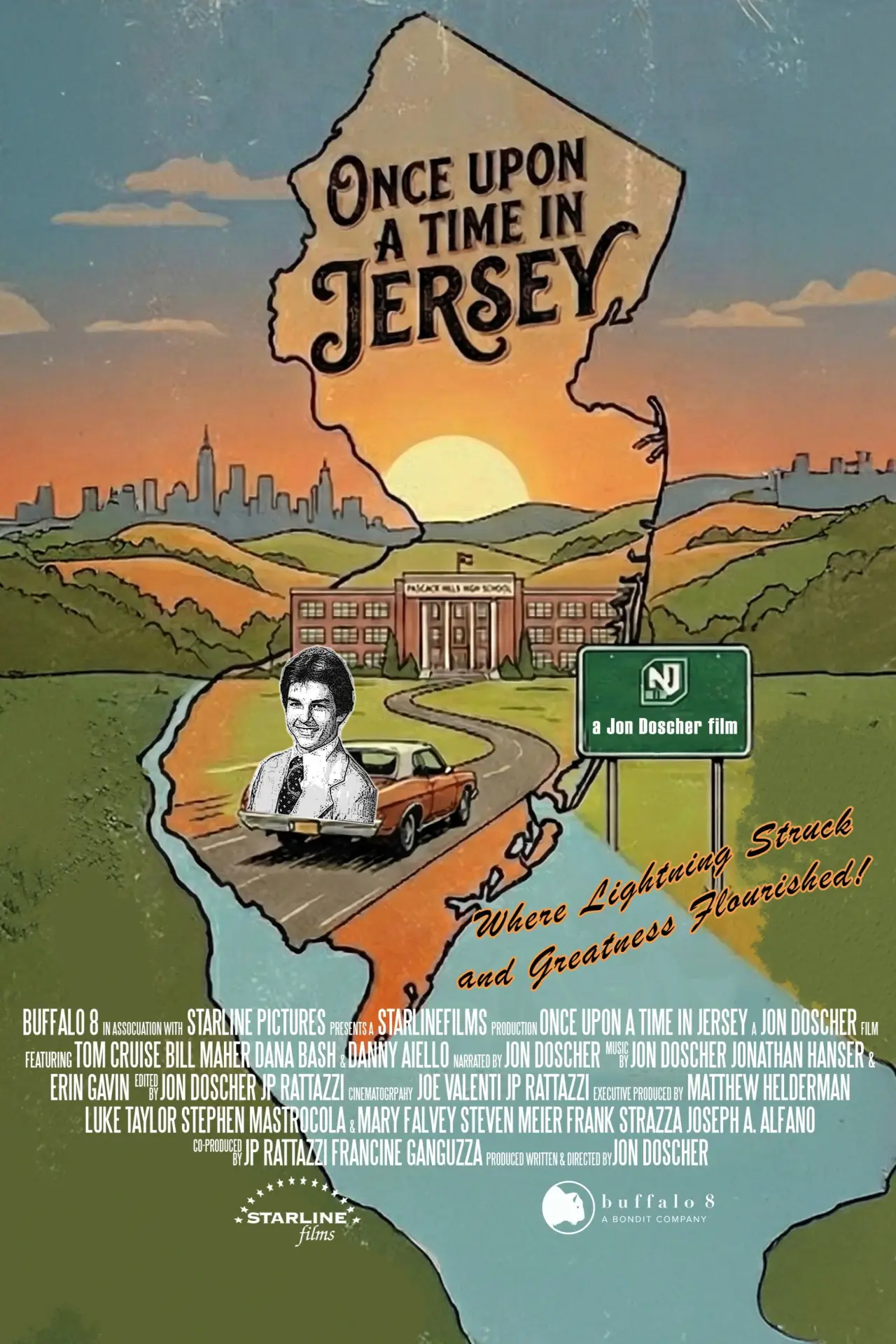 Plakat filmowy "Once Upon a Time in Jersey"