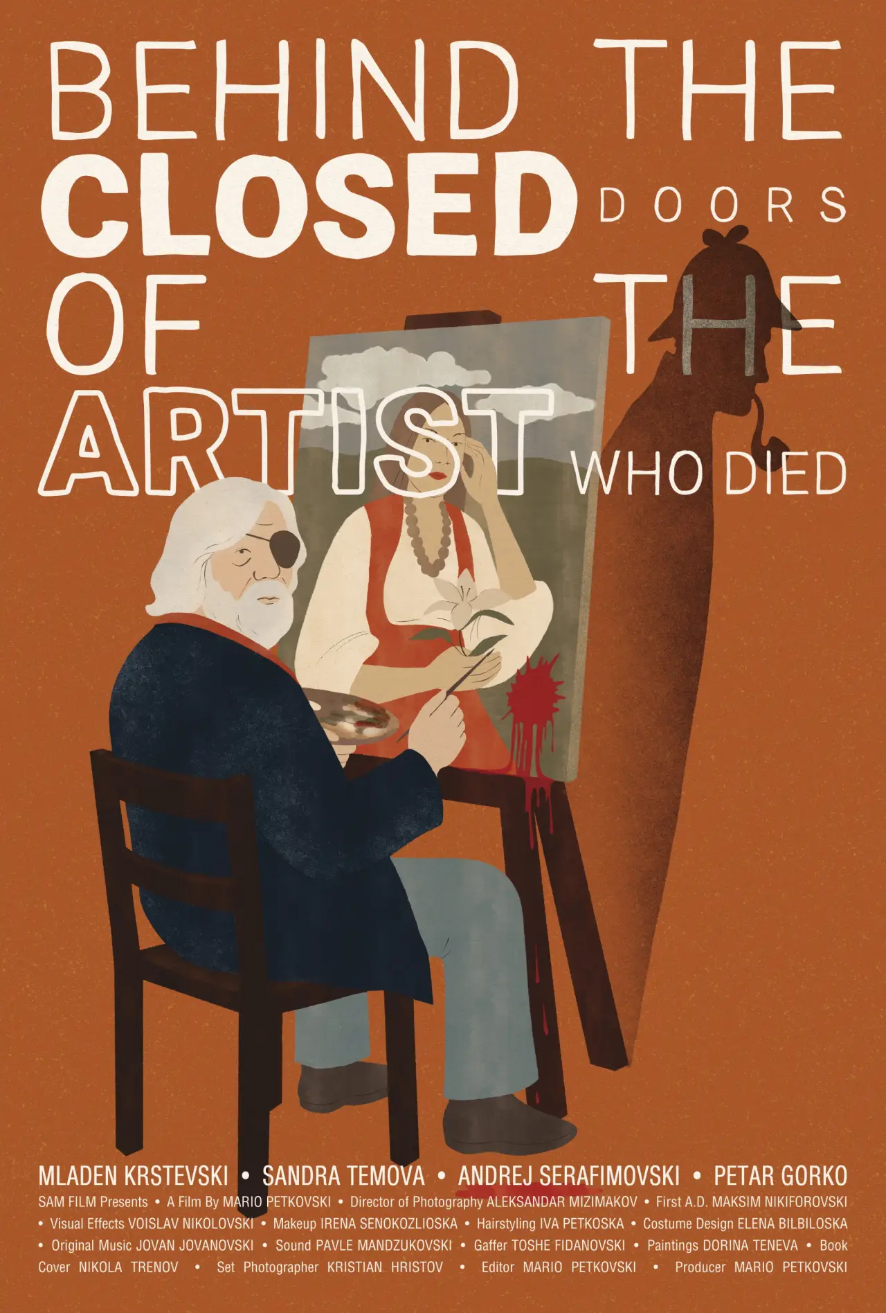 Plakat filmowy "Behind The Closed Doors Of The Artist Who Died"