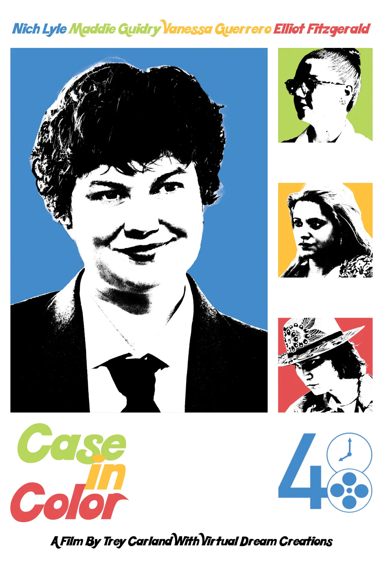 Plakat filmowy "A Case in Color"