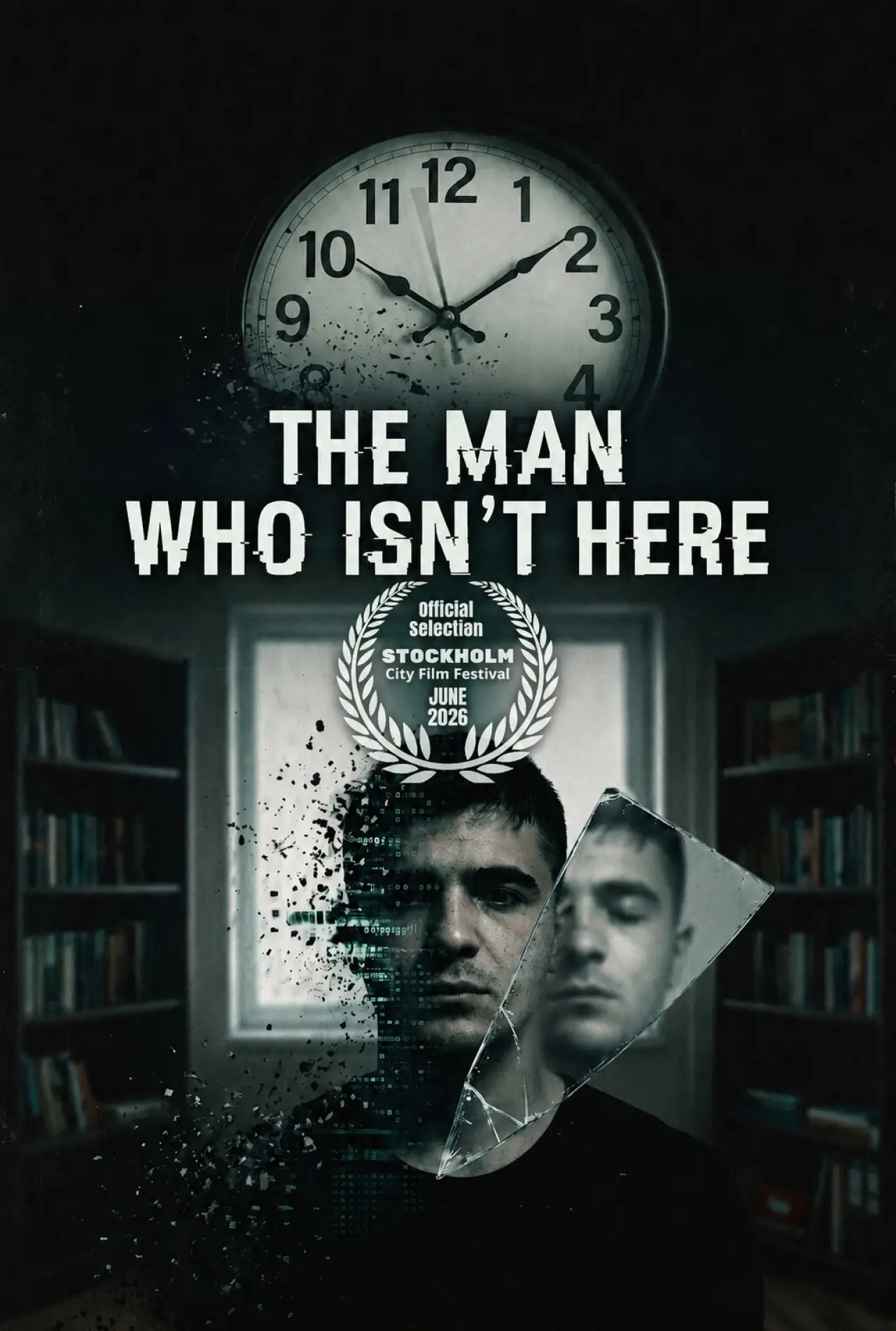 Plakat filmowy "Burada Olmayan Adam"