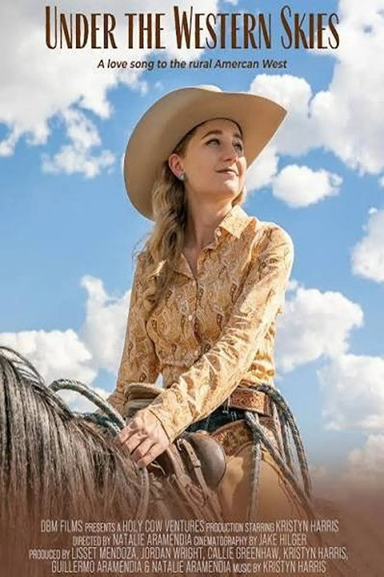 Plakat filmowy "Under the Western Skies"