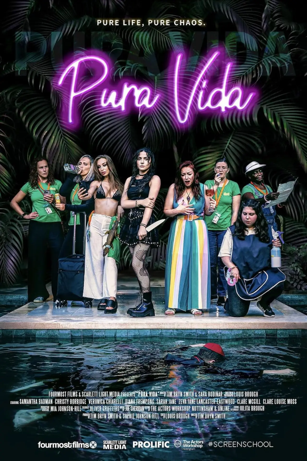 Plakat filmowy "Pura Vida"