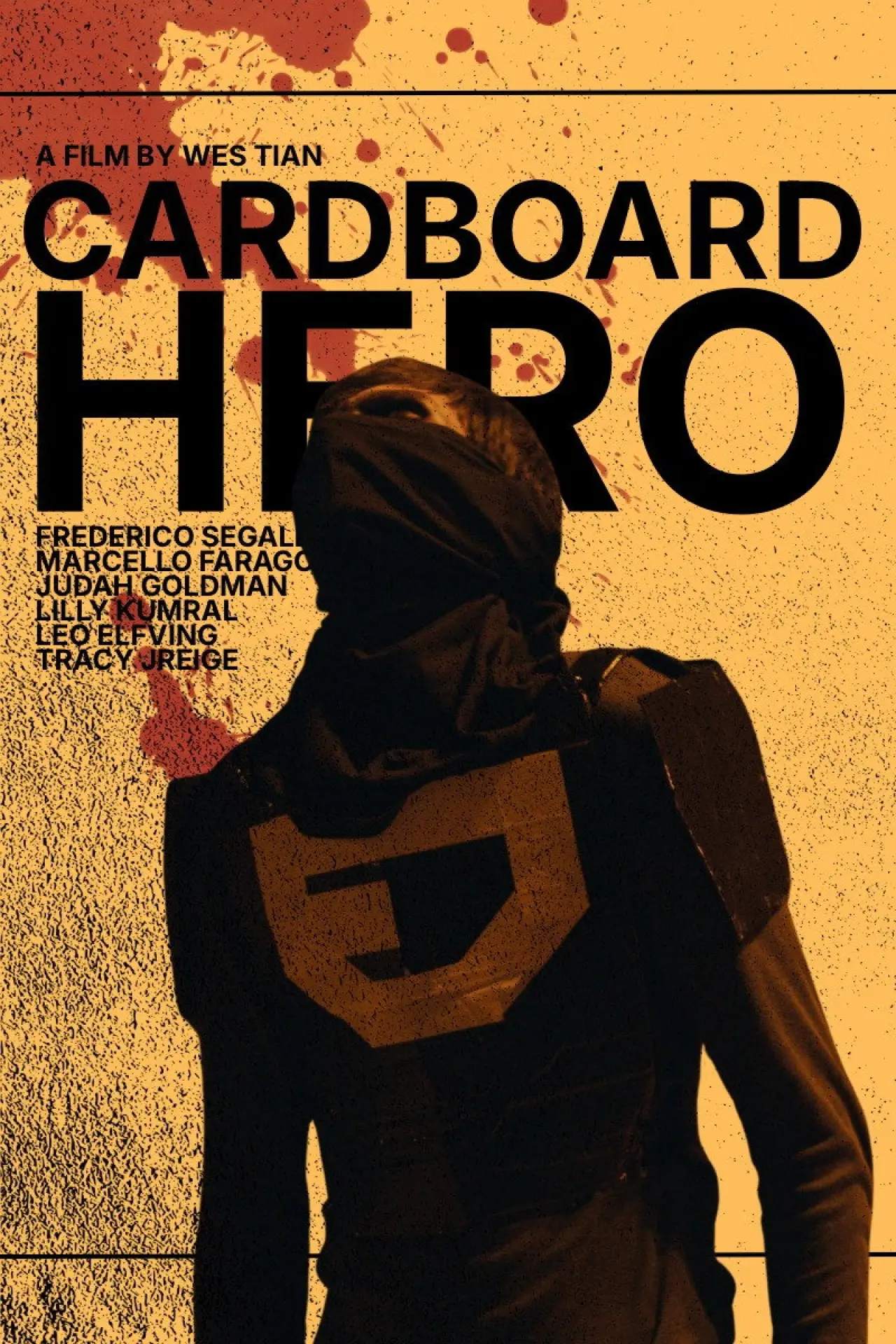 Plakat filmowy "Cardboard Hero"