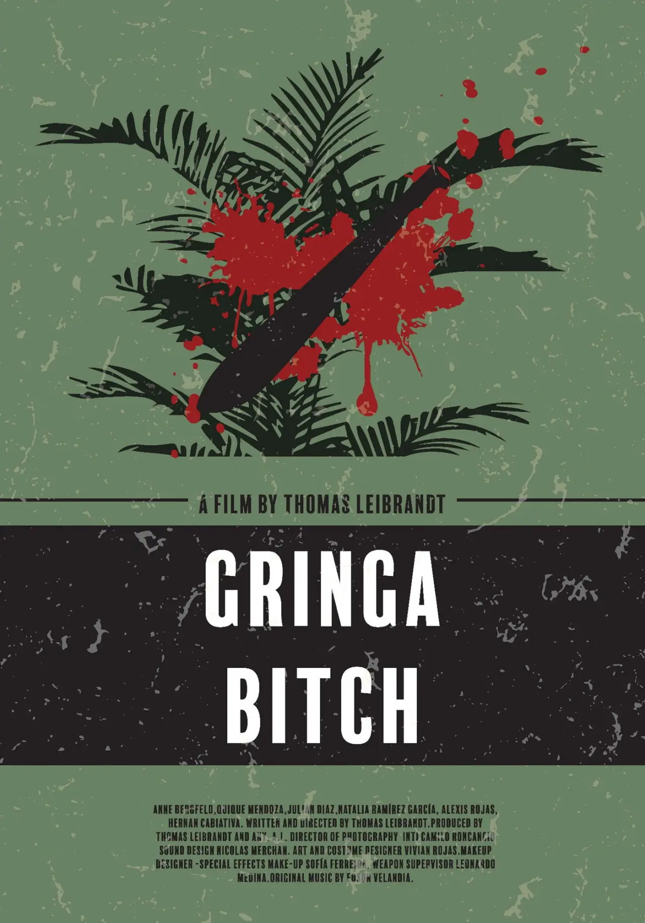 Plakat filmowy "Gringa Bitch"