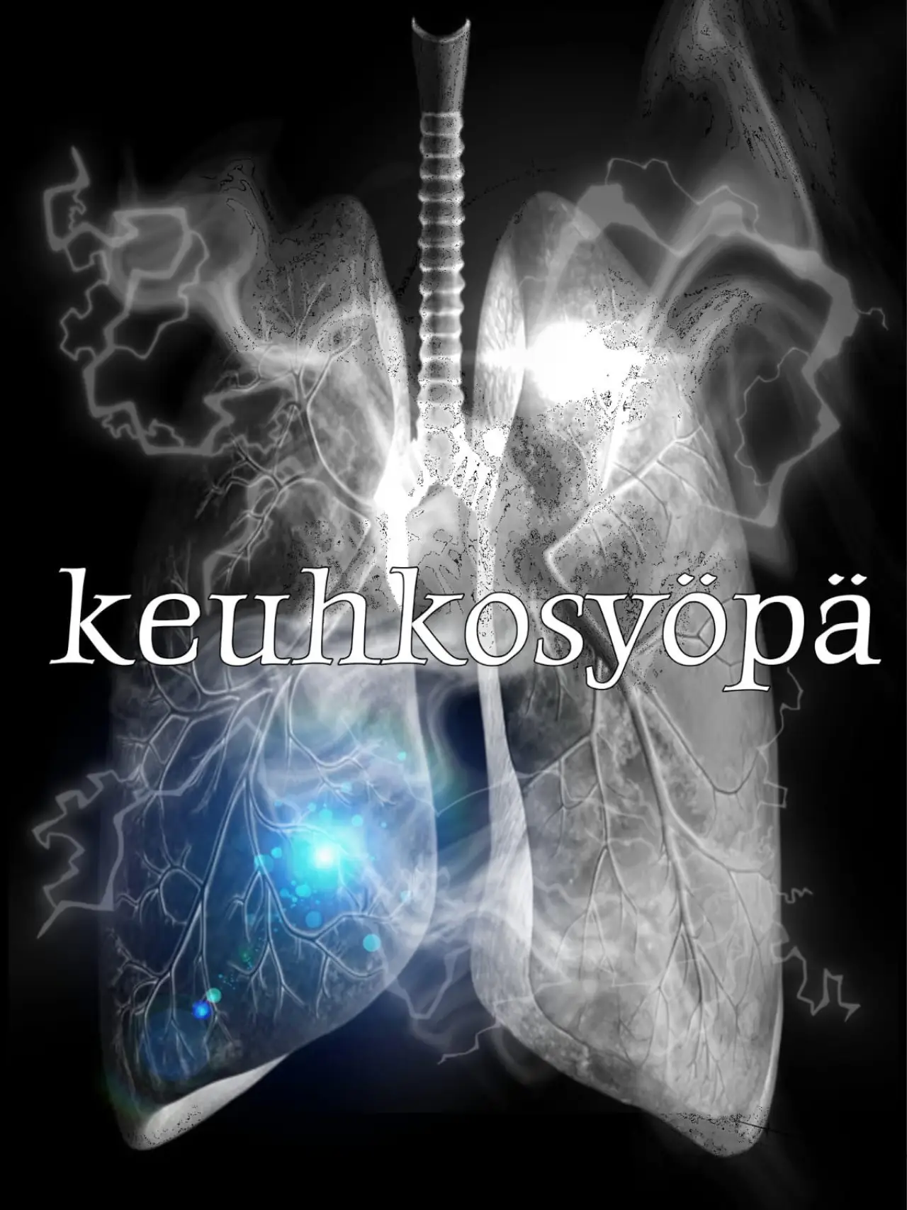 Plakat filmowy "keuhkosyöpä"