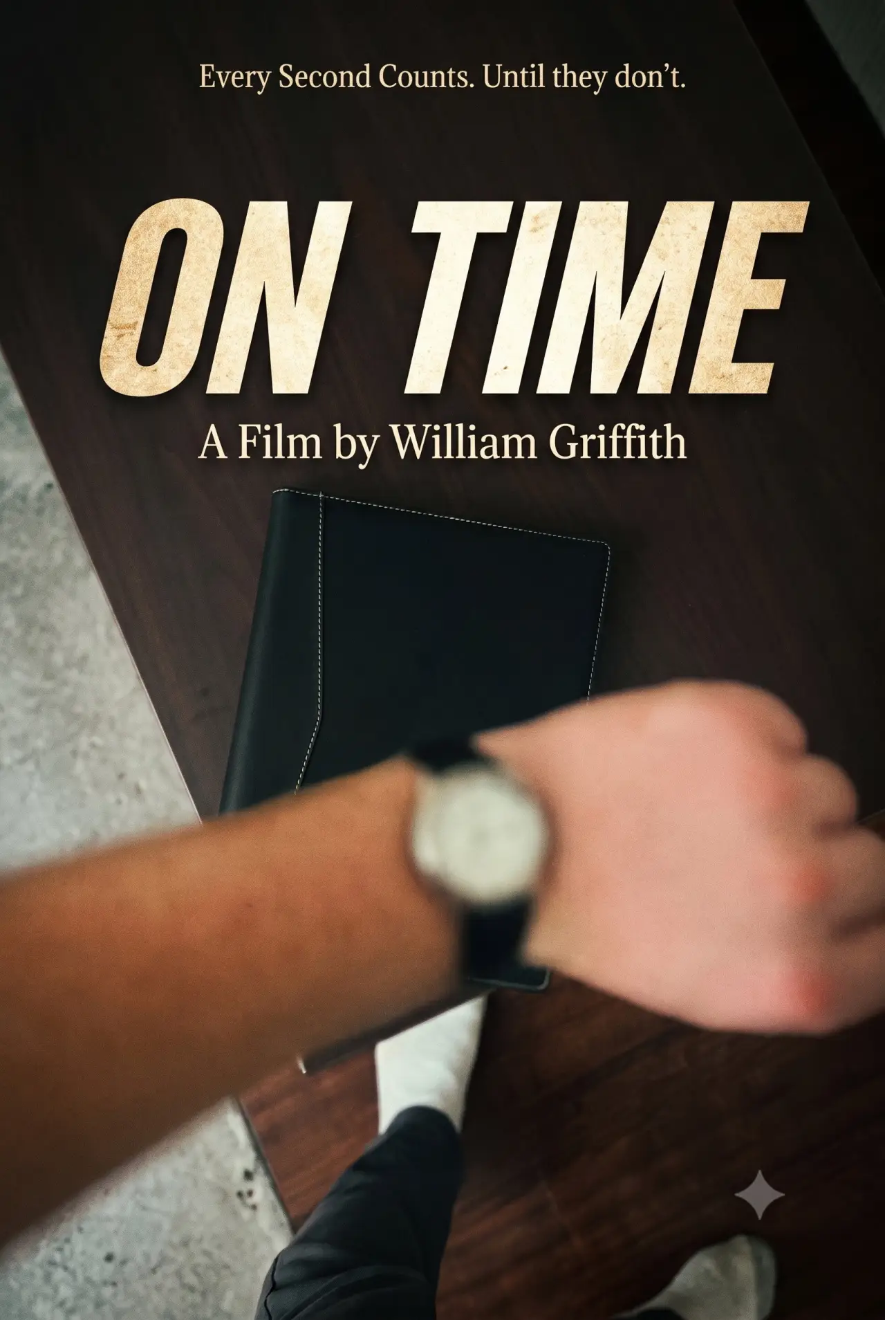 Plakat filmowy "On Time"