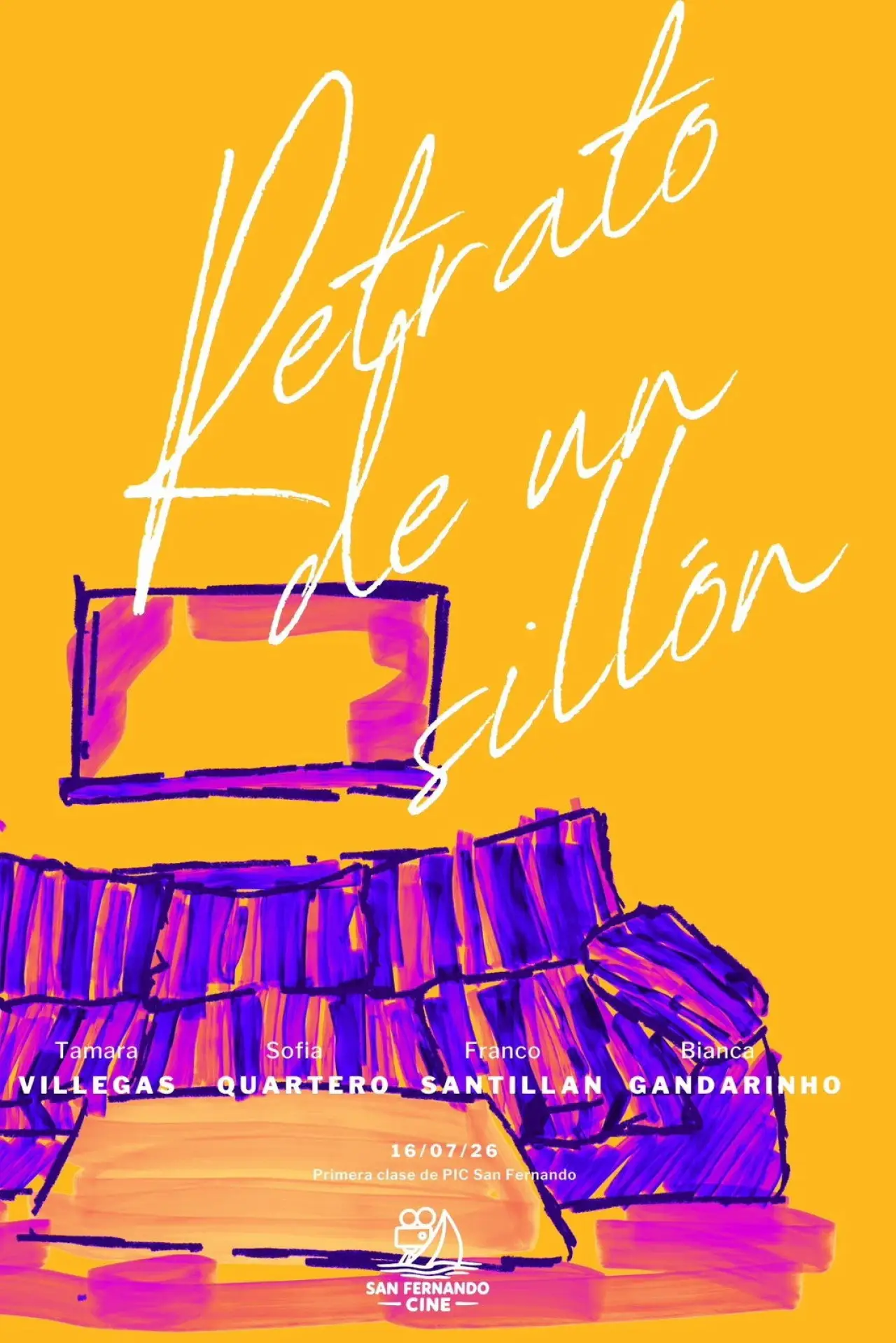 Plakat filmowy "Retrato de un sillón"