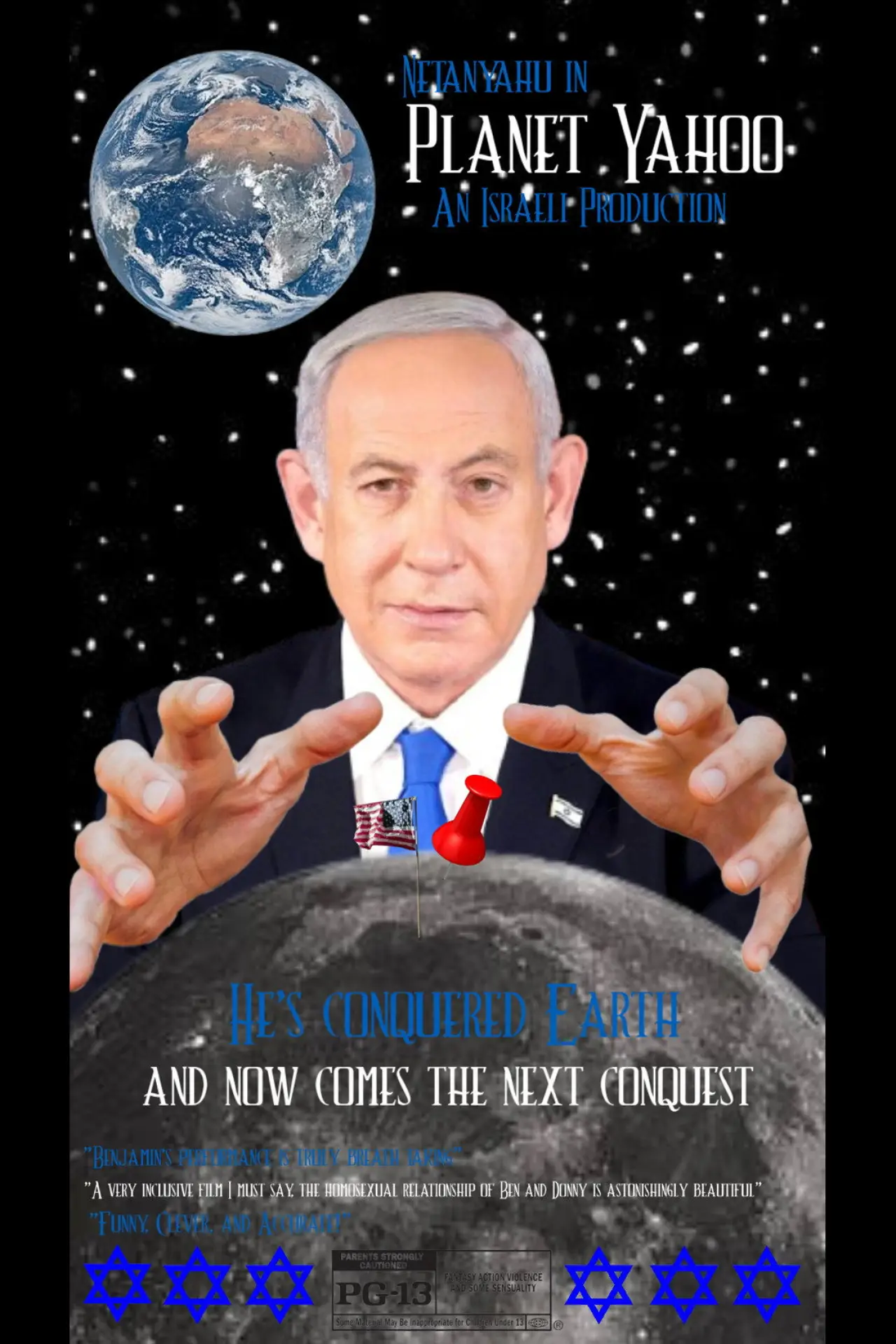 Plakat filmowy "Planet Yahoo"