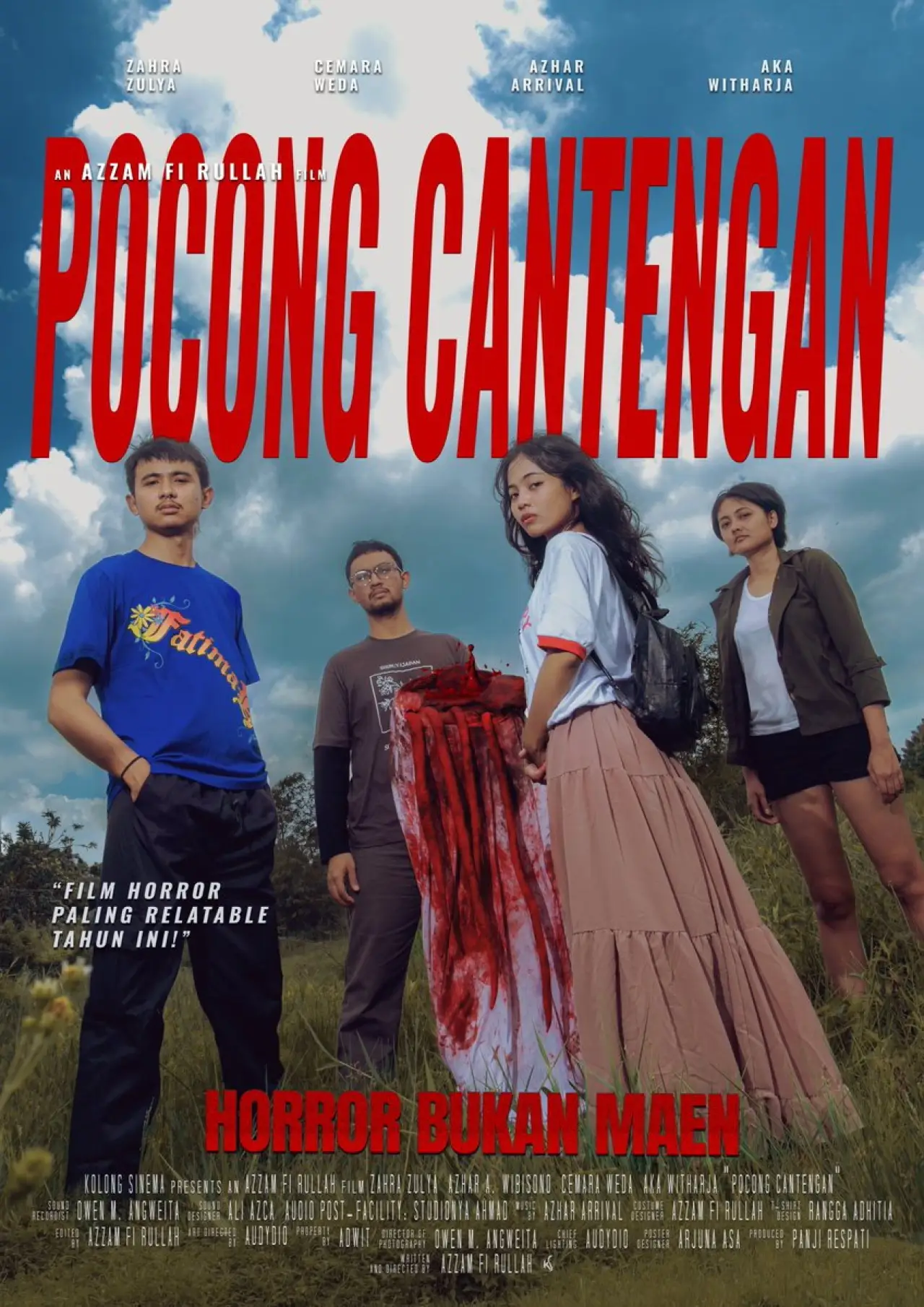 Plakat filmowy "Pocong Cantengan"