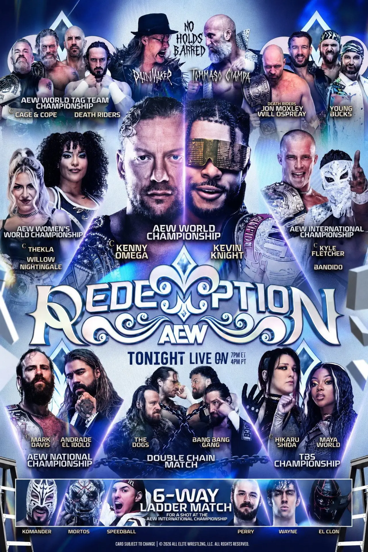 Plakat filmowy "AEW Redemption 2026: The Buy In"