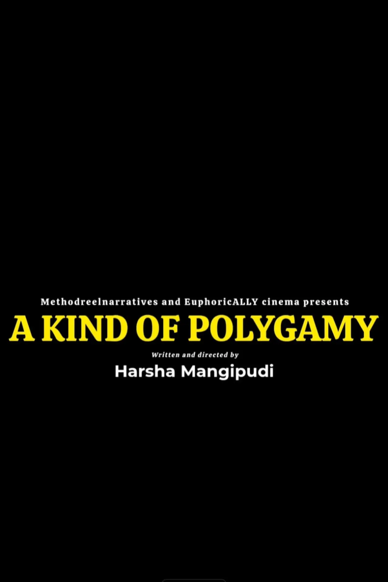 Plakat filmowy "A Kind of Polygamy"