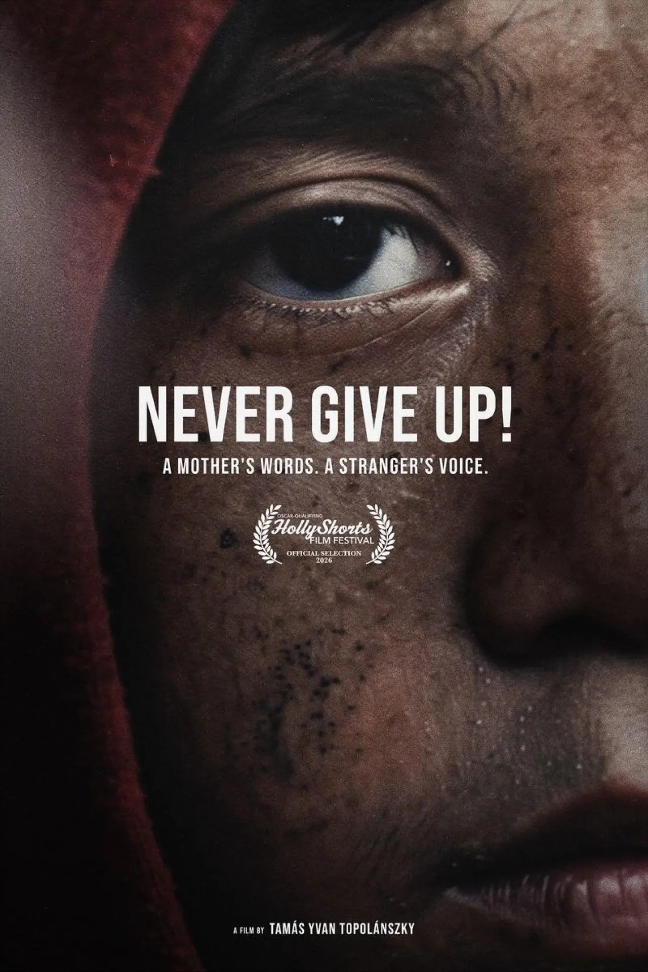 Plakat filmowy "Never Give Up!"