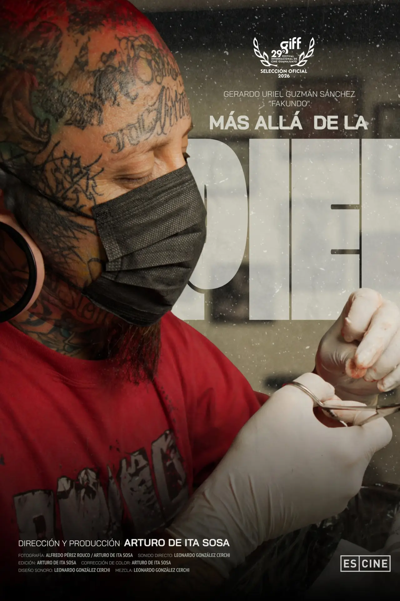 Plakat filmowy "Más allá de la piel"