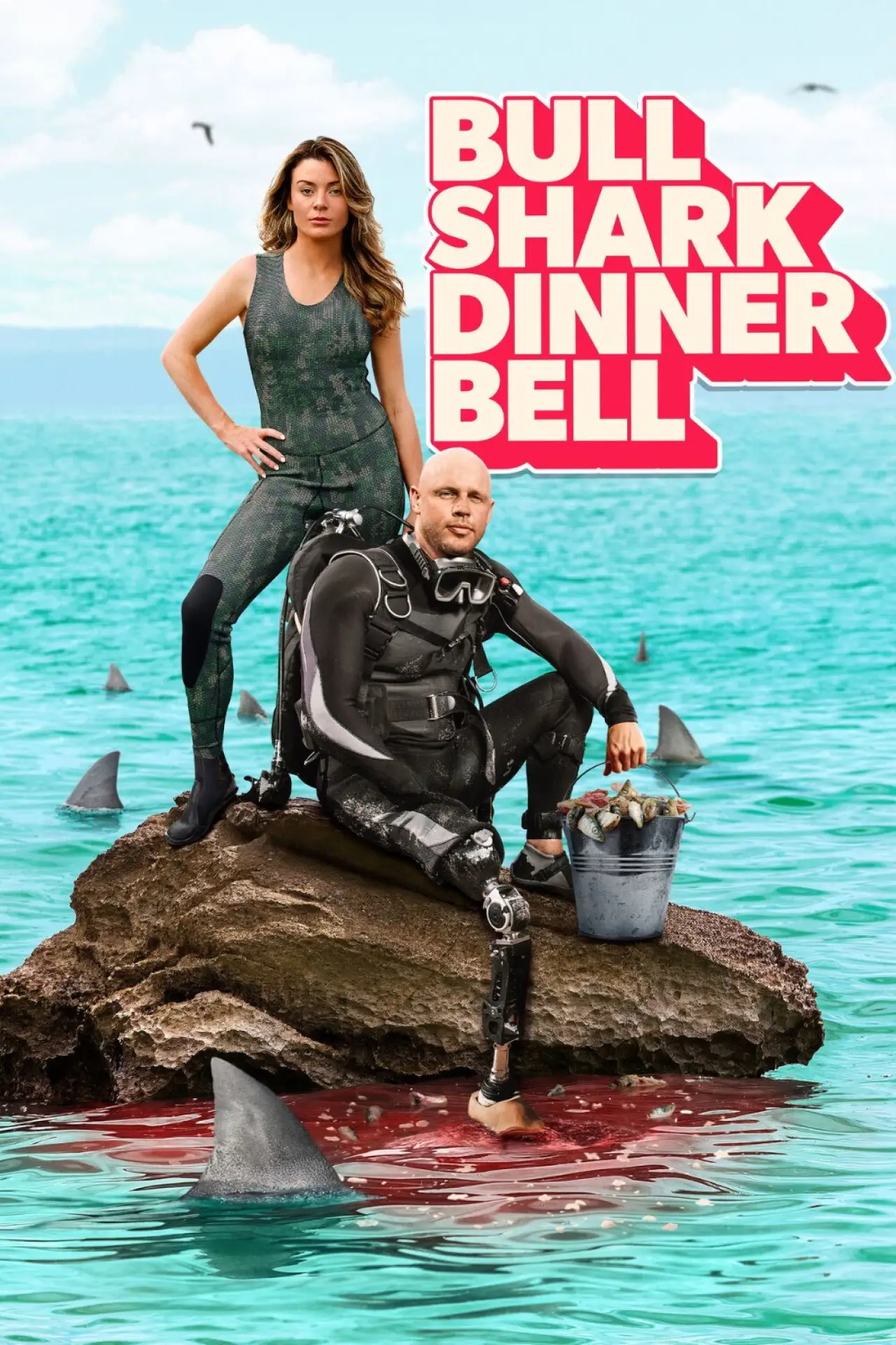 Plakat filmowy "Bull Shark Dinner Bell"