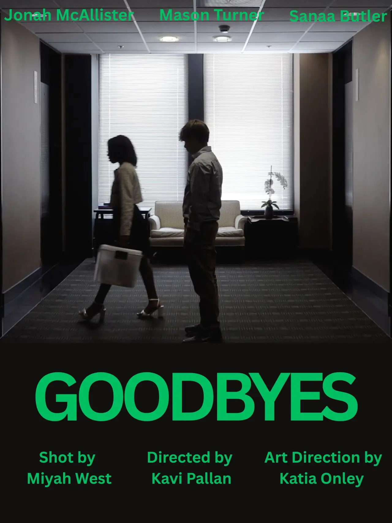 Plakat filmowy "Goodbyes"