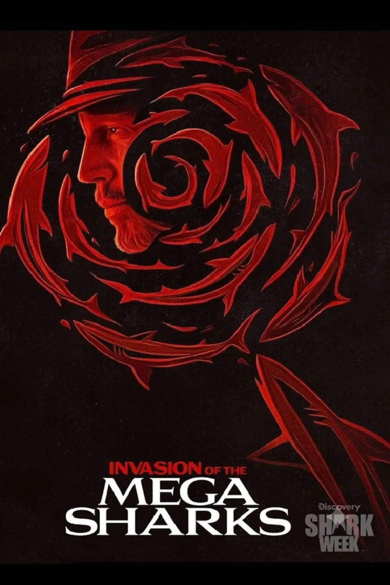Plakat filmowy "Invasion of the Mega Sharks"