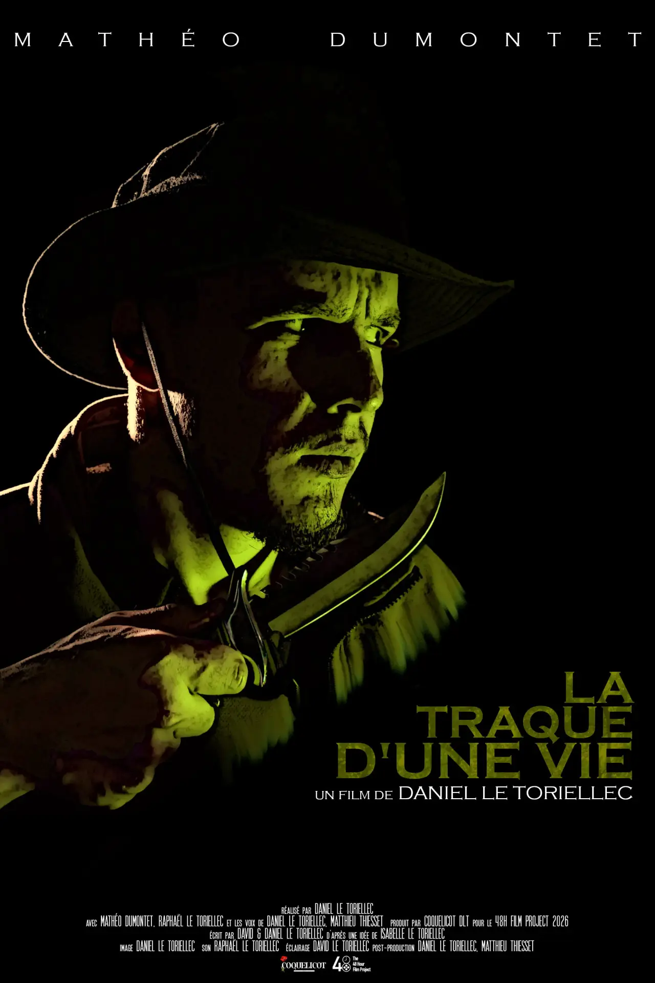 Plakat filmowy "La traque d