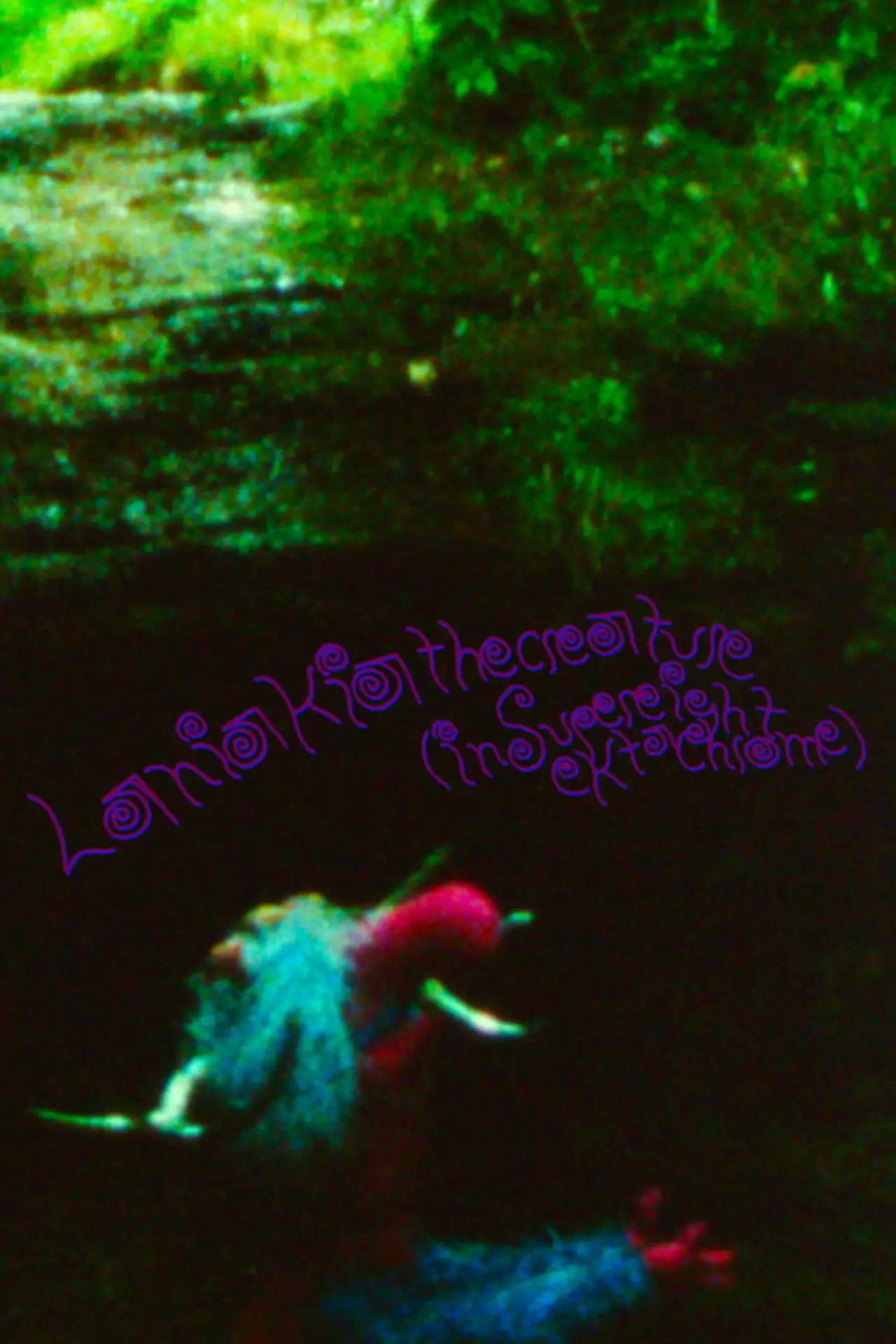 Plakat filmowy "Laniakea the creature (in super 8 Ektachrome)"