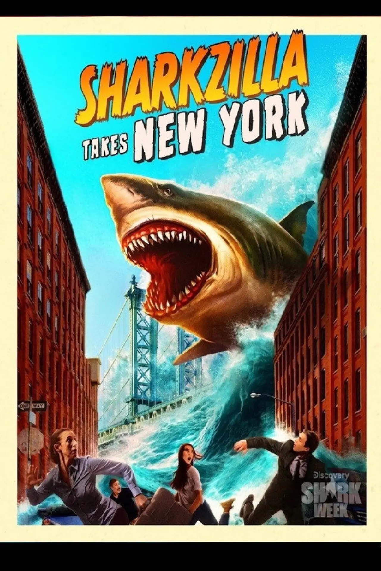 Plakat filmowy "Sharkzilla Takes New York"