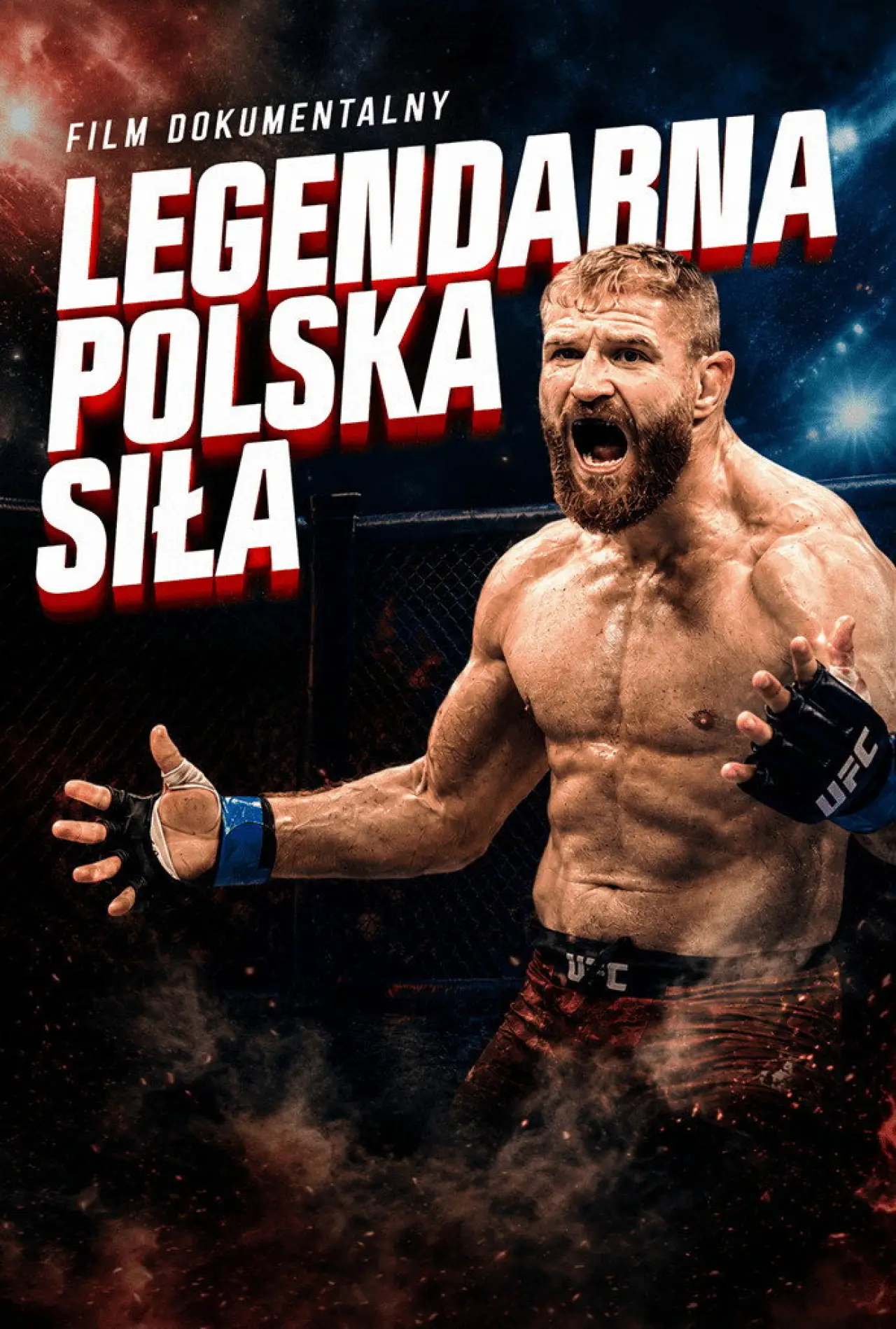 Plakat filmowy "Legendarna polska siła"