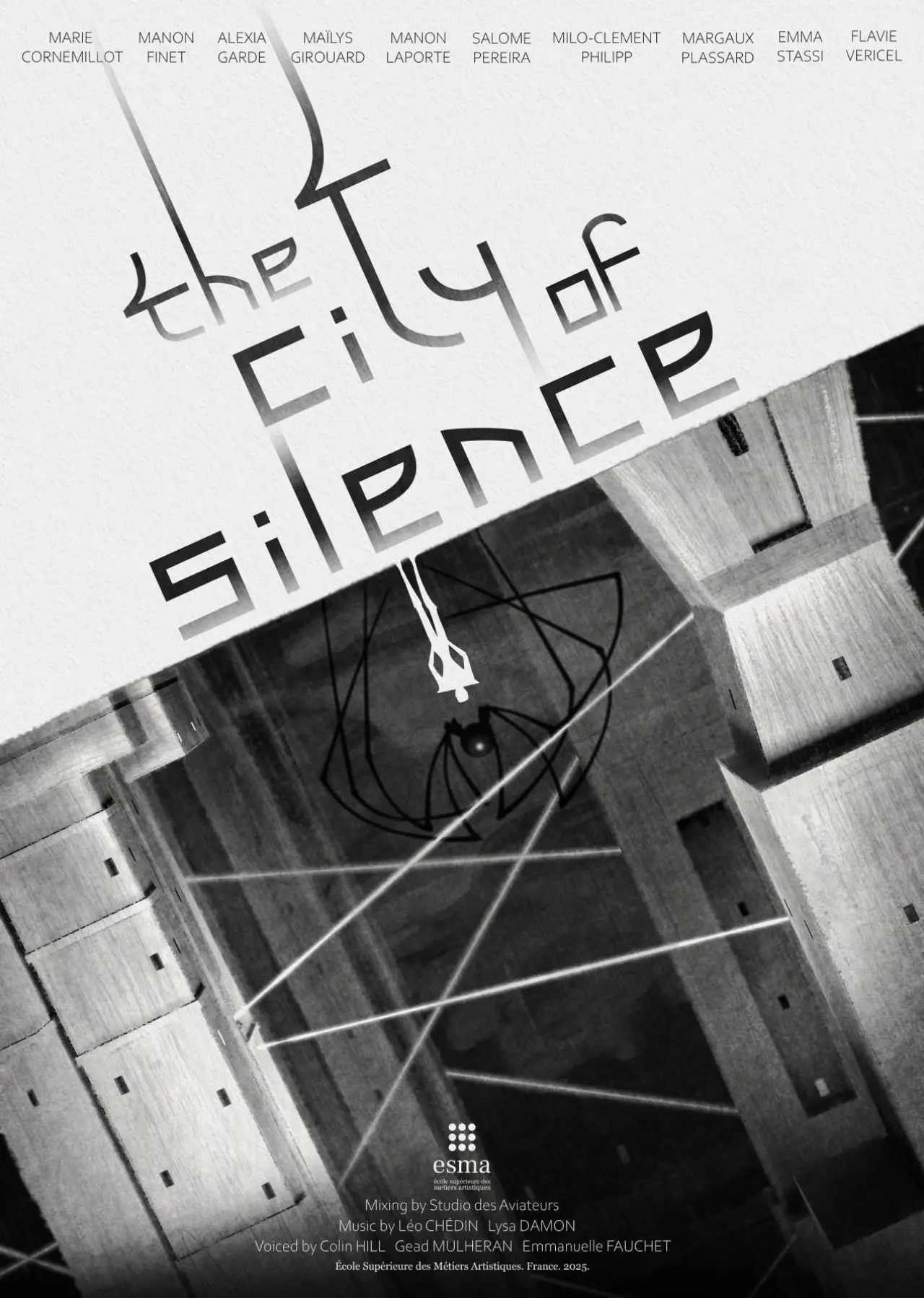 Plakat filmowy "The City of Silence"