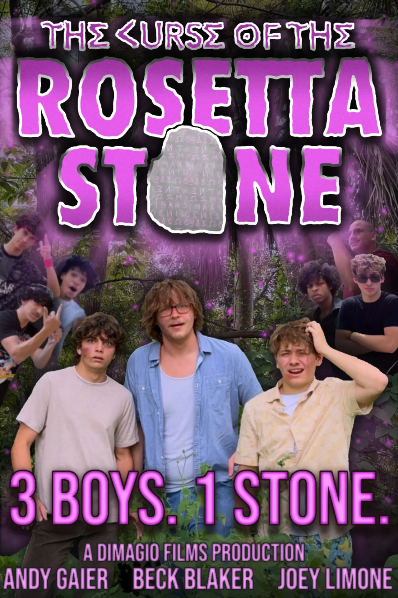 Plakat filmowy "The Curse of the Rosetta Stone"